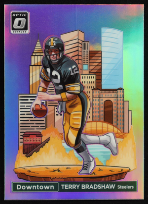 Terry Bradshaw 2024 Donruss Optic Downtown #10 authentic-signatures