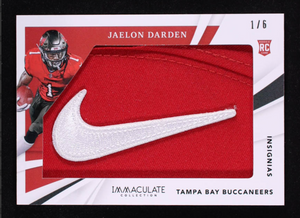 Jaelon Darden 2021 Immaculate Collection Immaculate Rookie Insignias #38 #1/6 RC
