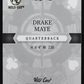 Drake Maye 2023 Wild Card 5 Card Draw Stacked Deck Ace of Clubs Gold Shock #DM RC #2/5