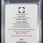 Larry Bird Signed 2022-23 Panini PhotoGenic Magenta Printing Plate #83 #1/1 (PSA | Auto Grade 10)