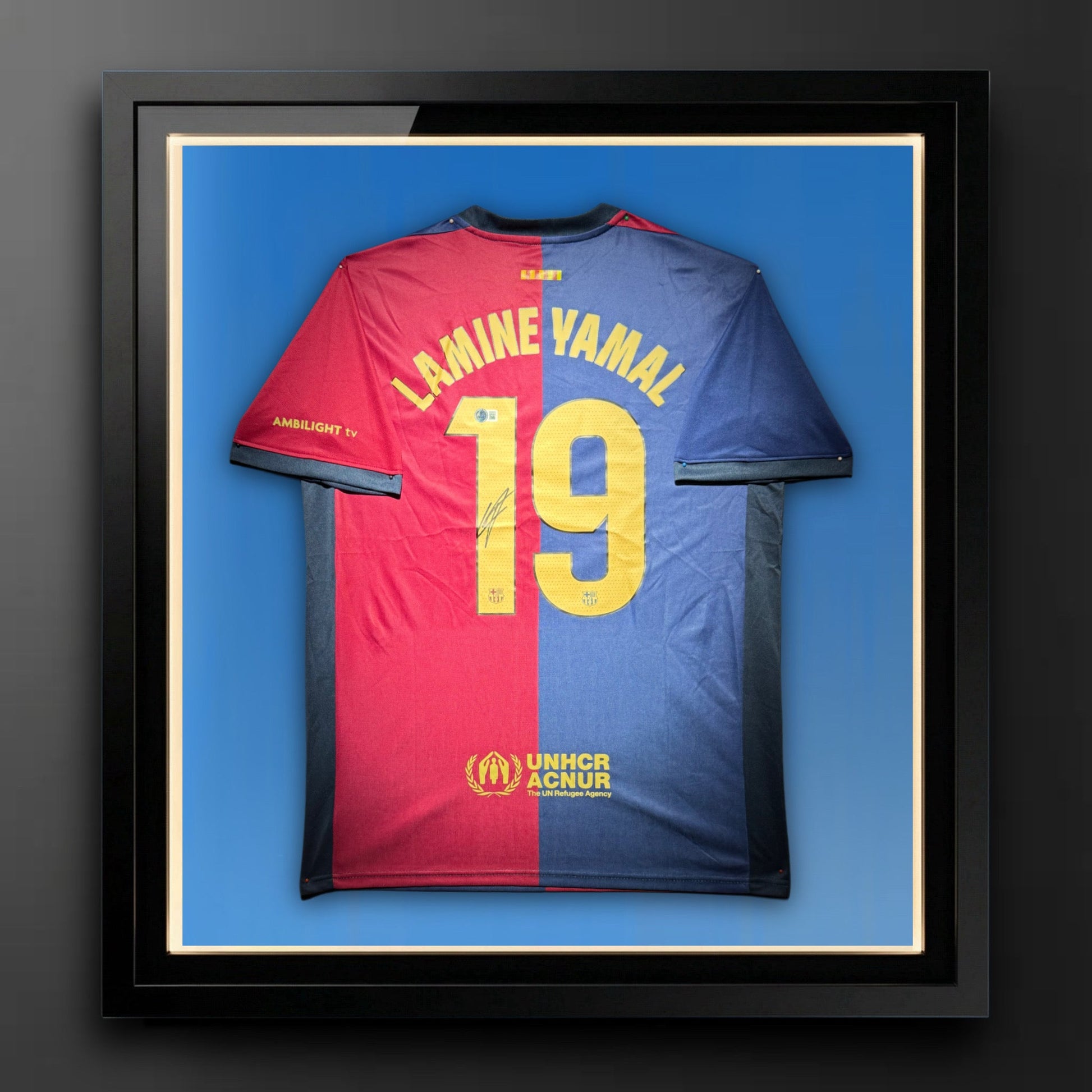 Lamine Yamal Signed FC Barcelona Jersey Certified by Beckett authentic-signatures