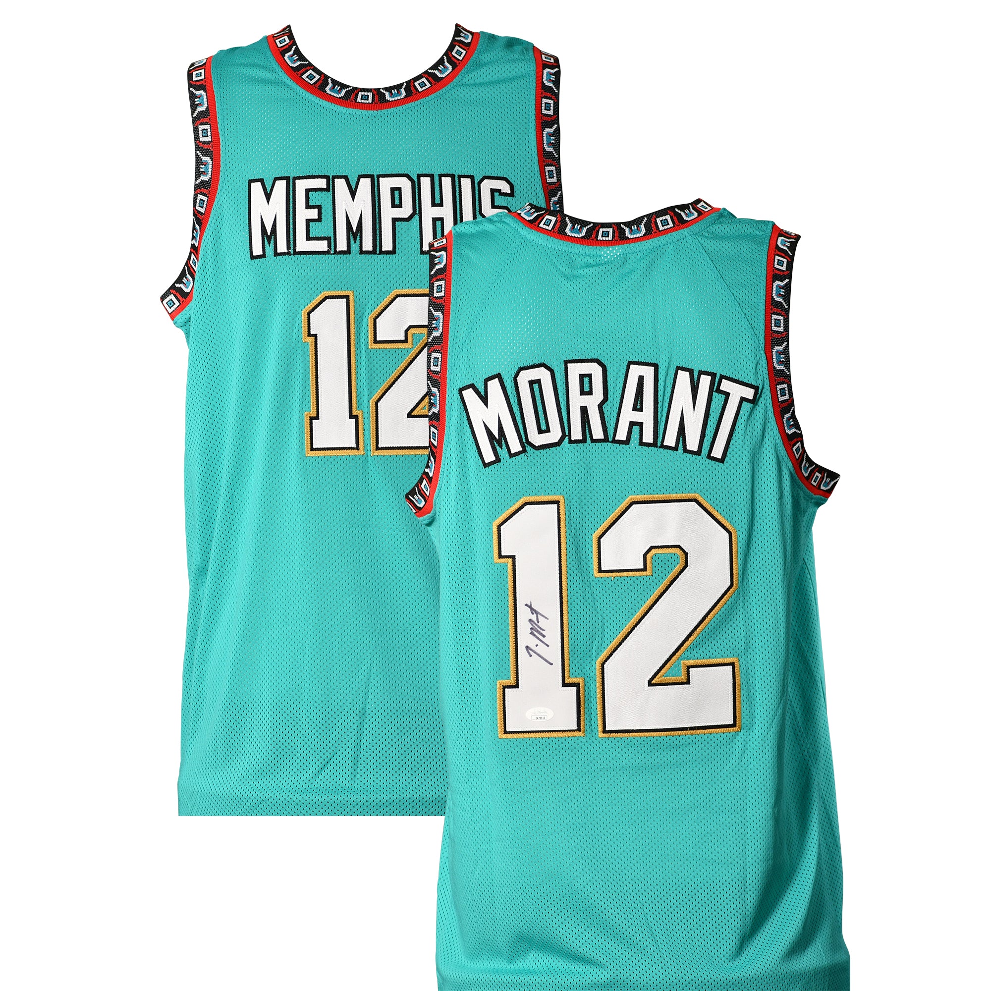 Ja Morant signed Memphis Grizzlies jersey