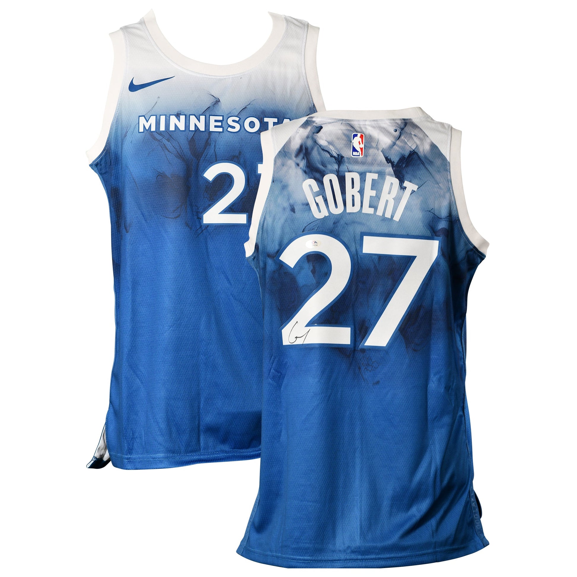 RUDY GOBERT SIGNED  Timberwolves JERSEY authentic-signatures