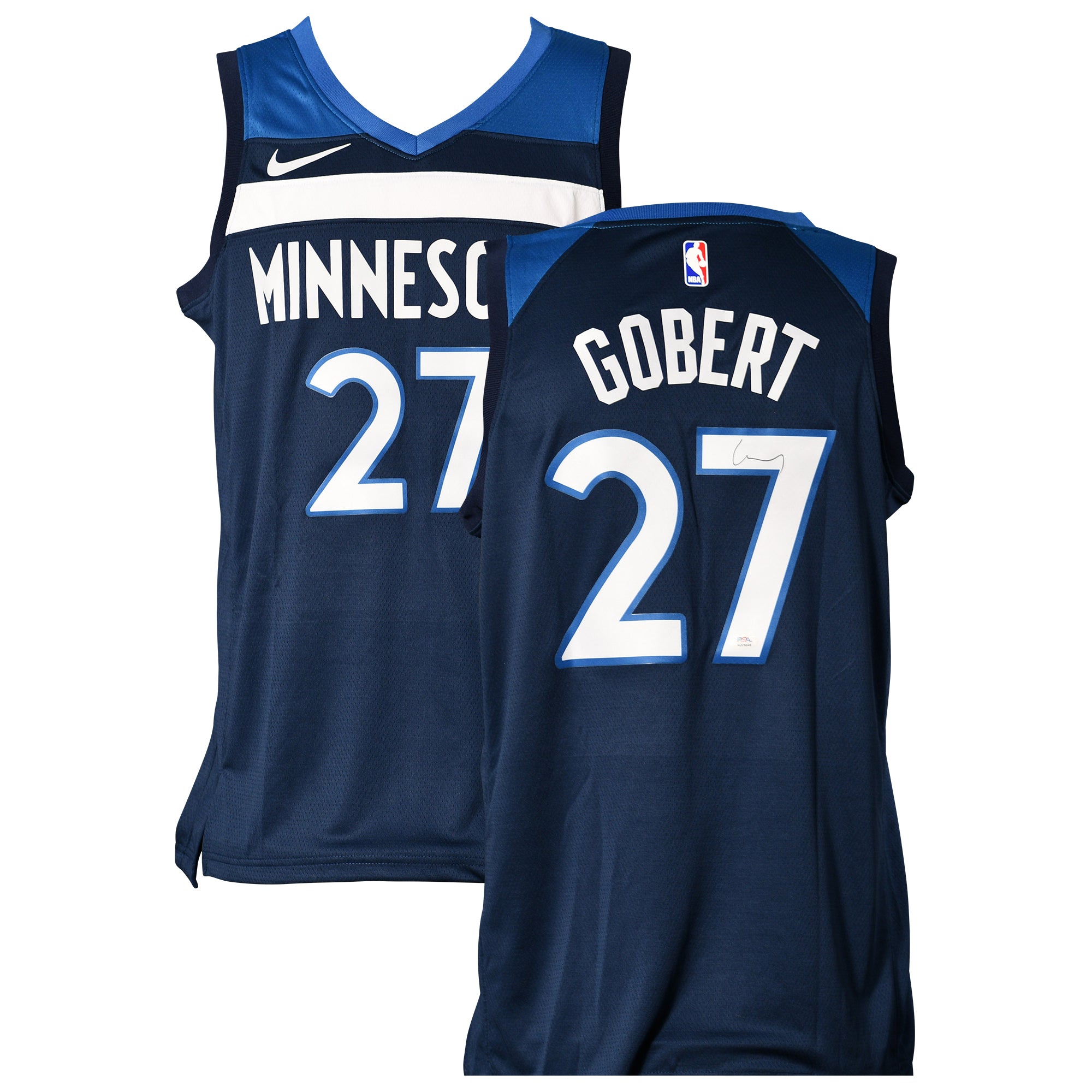 RUDY GOBERT SIGNED Timberwolves JERSEY