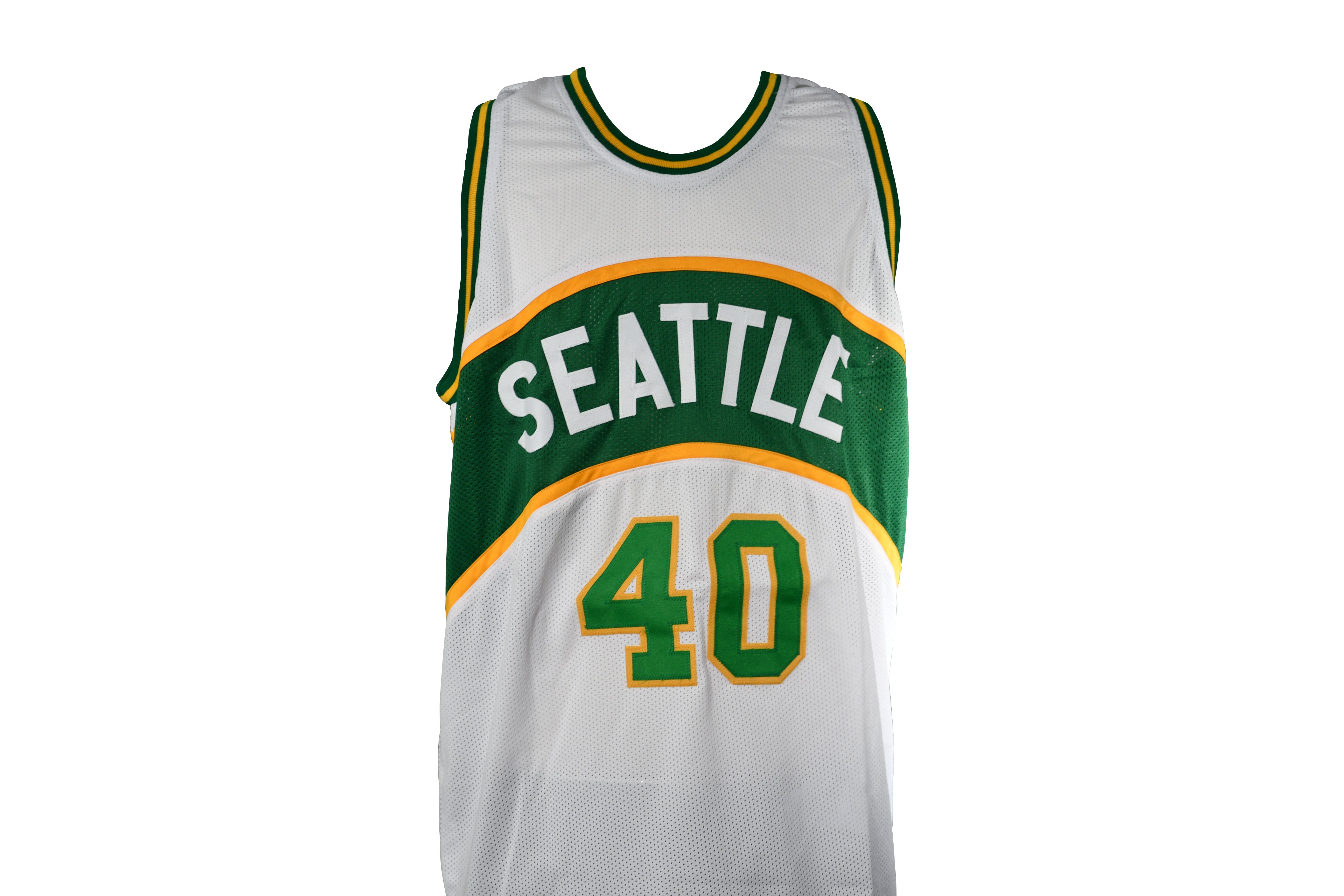 SHAWN KEMP SIGNED SEATTLE JERSEY