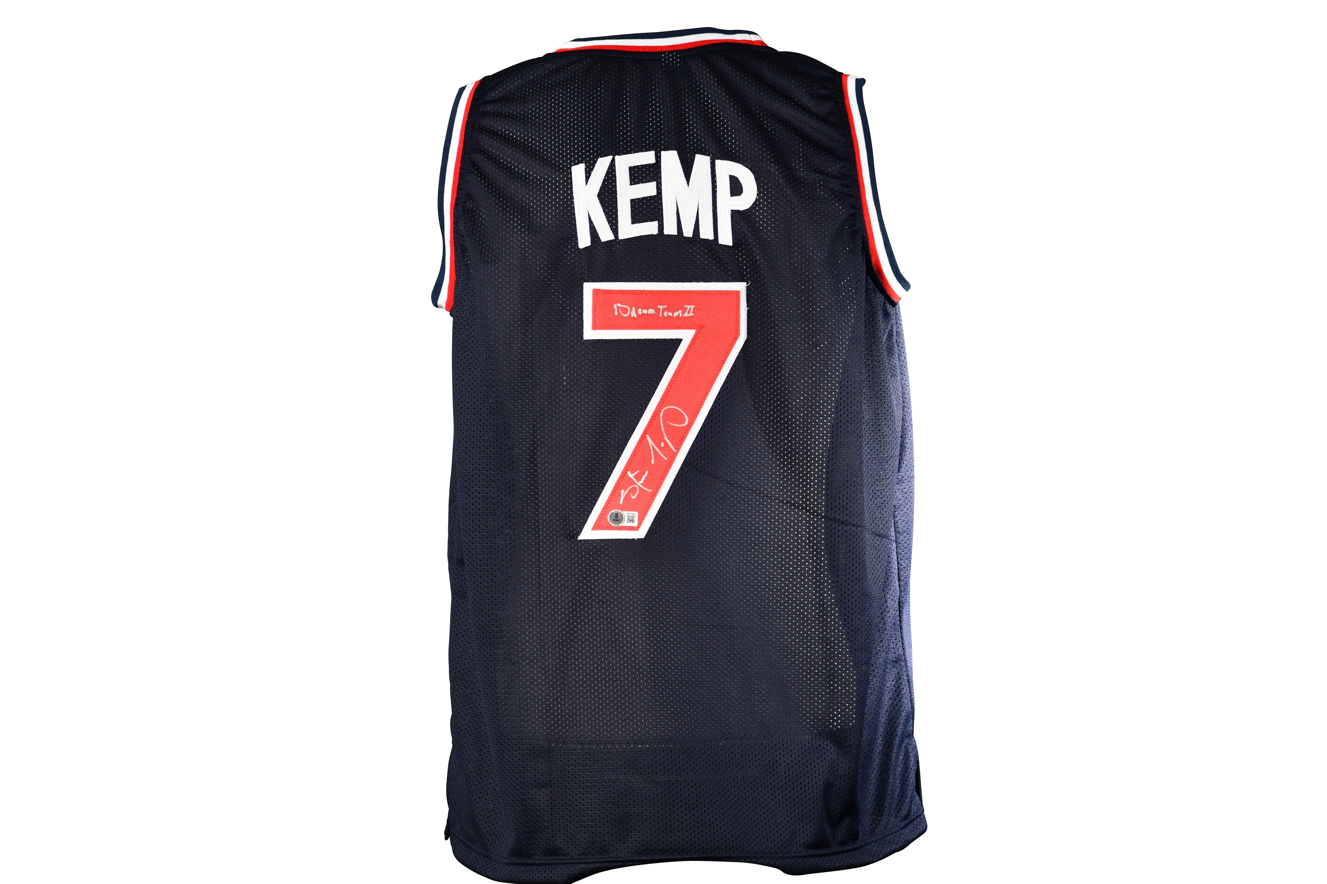 SHAWN KEMP SIGNED JERSEY INSCRIBED "DREAM TEAM II"