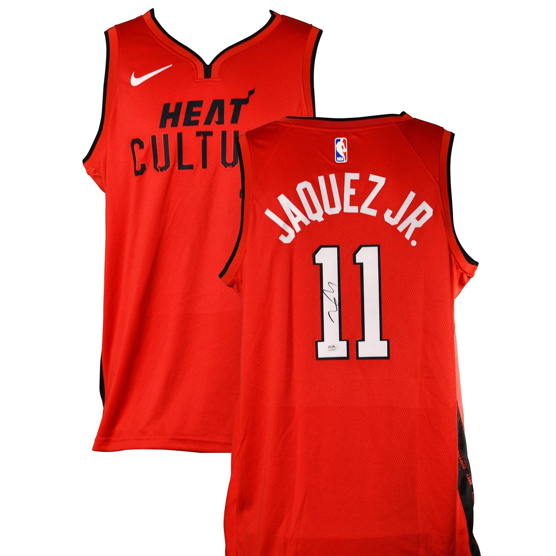 Jaime Jaquez Jr. Signed Heat Jersey authentic-signatures