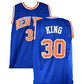 Bernard King Signed New York Knicks Jersey with Triple Inscription authentic-signatures