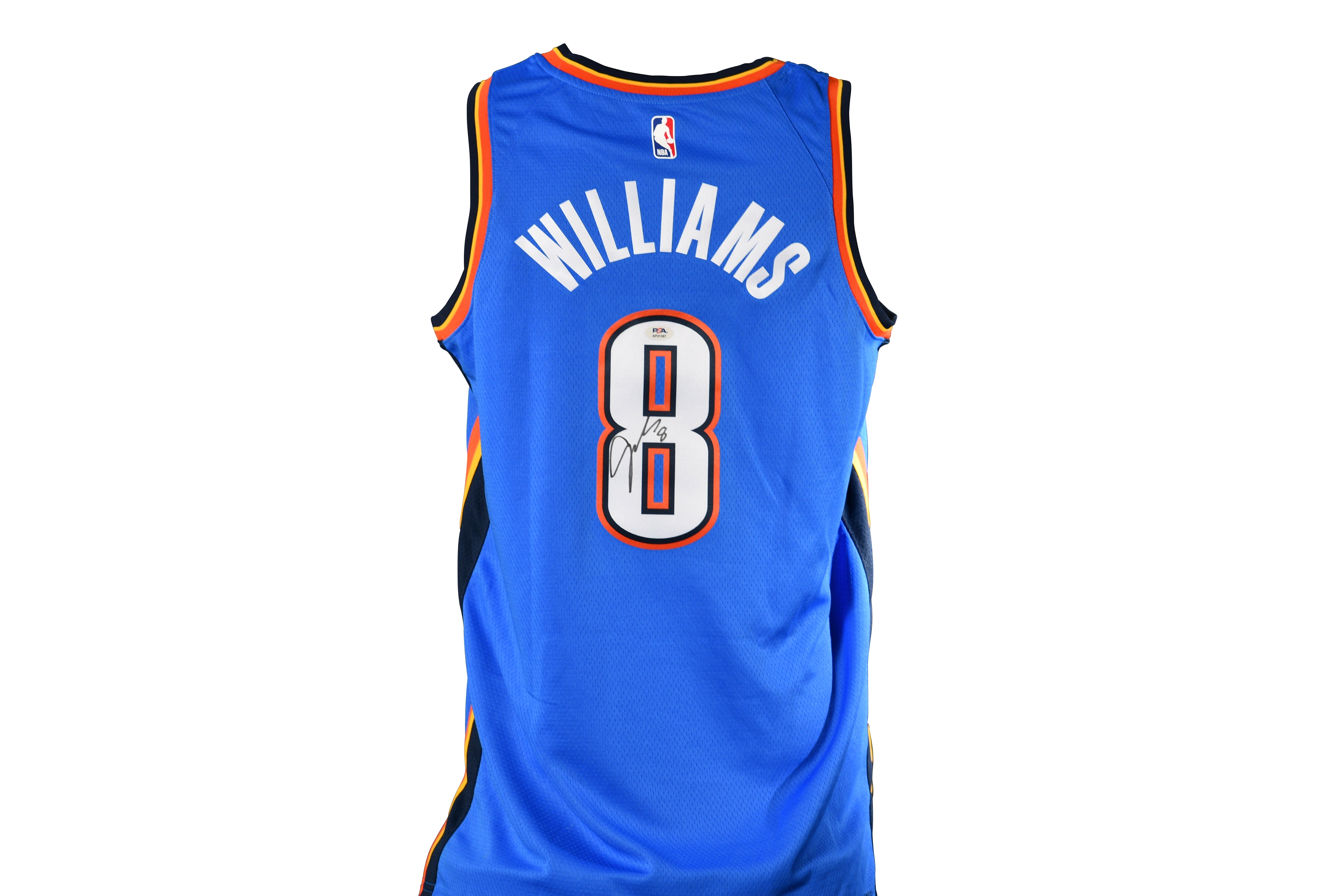 Jalen Williams Signed Oklahoma City Thunder Nike Authentic
Jersey
