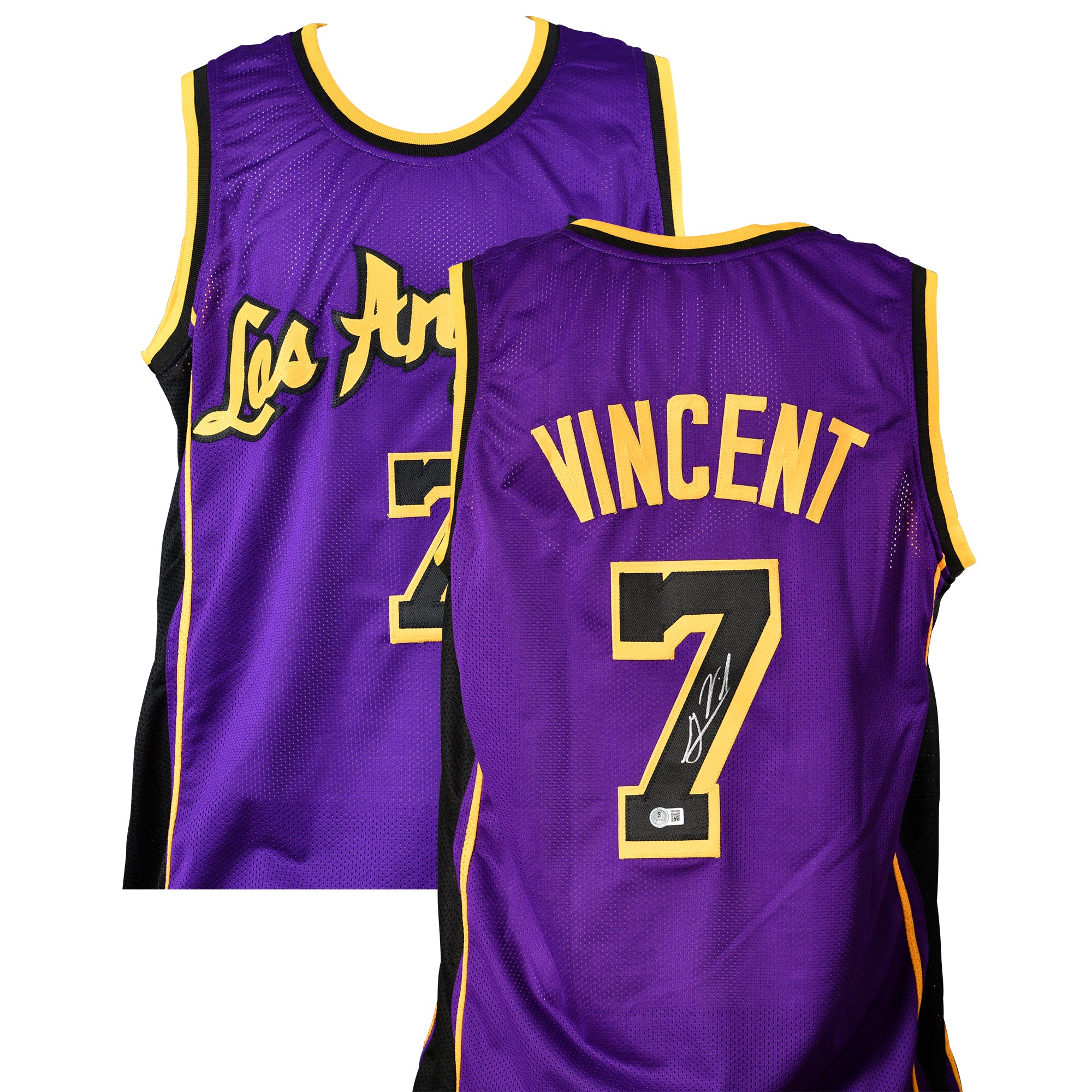 Gabe Vincent Signed Lakers Jersey