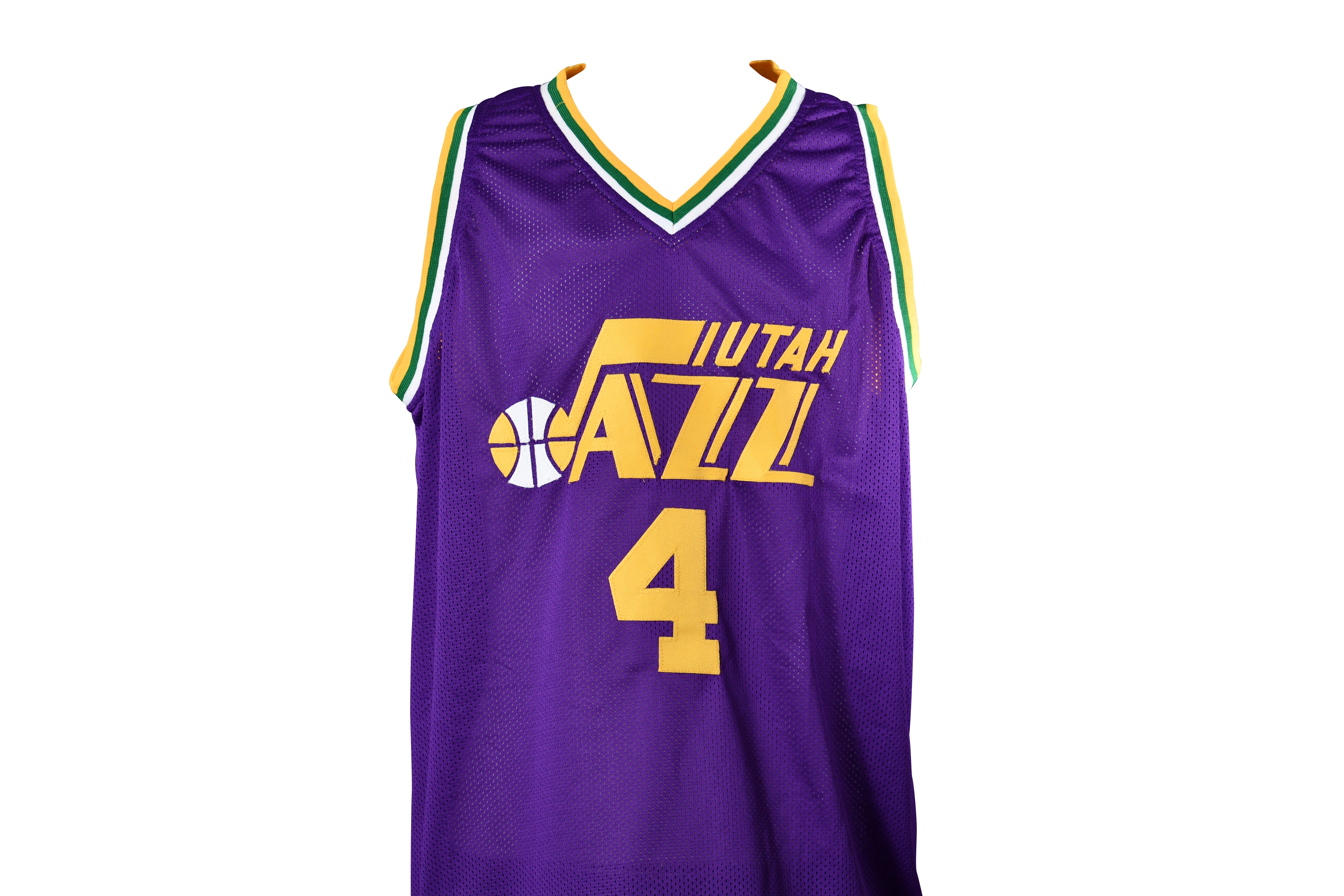 Adrian Dantley Signed Utah Jazz Jersey Inscribed "HOF 2008"