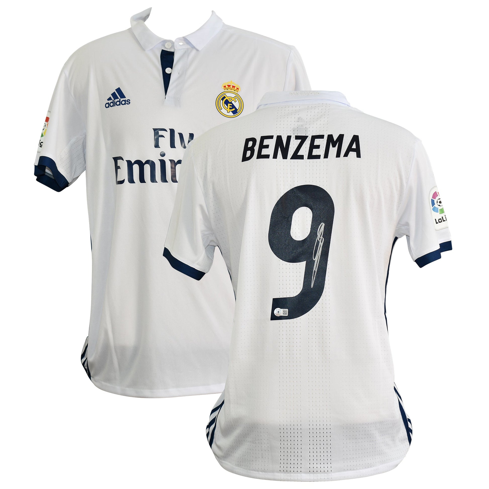 Karim Benzema Signed Real Madrid Authentic Jersey Certified by Beckett authentic-signatures