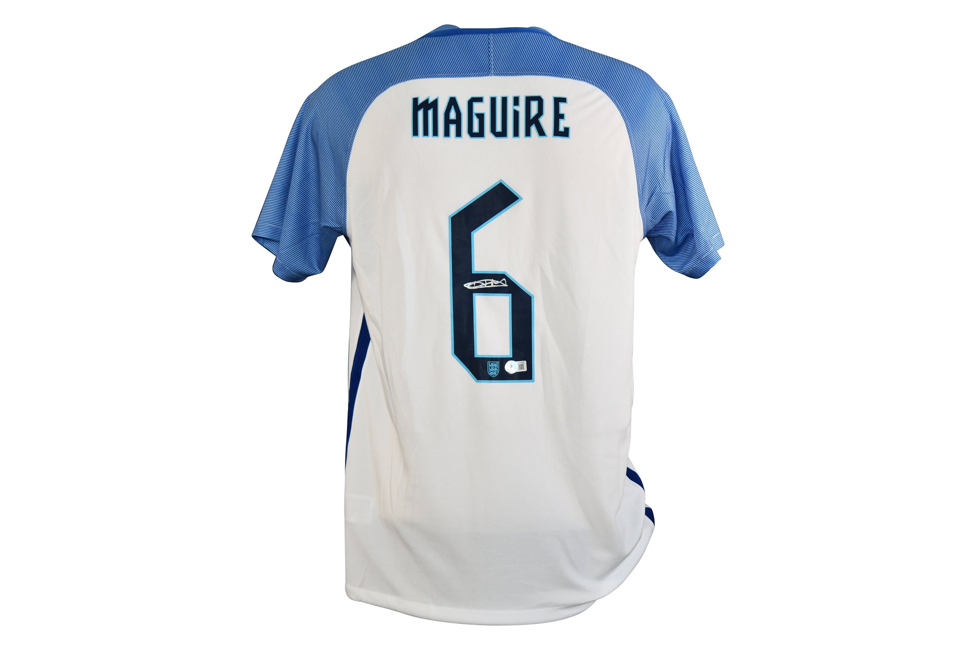 Harry Maguire Signed England Authentic Jersey Certified by Beckett authentic-signatures