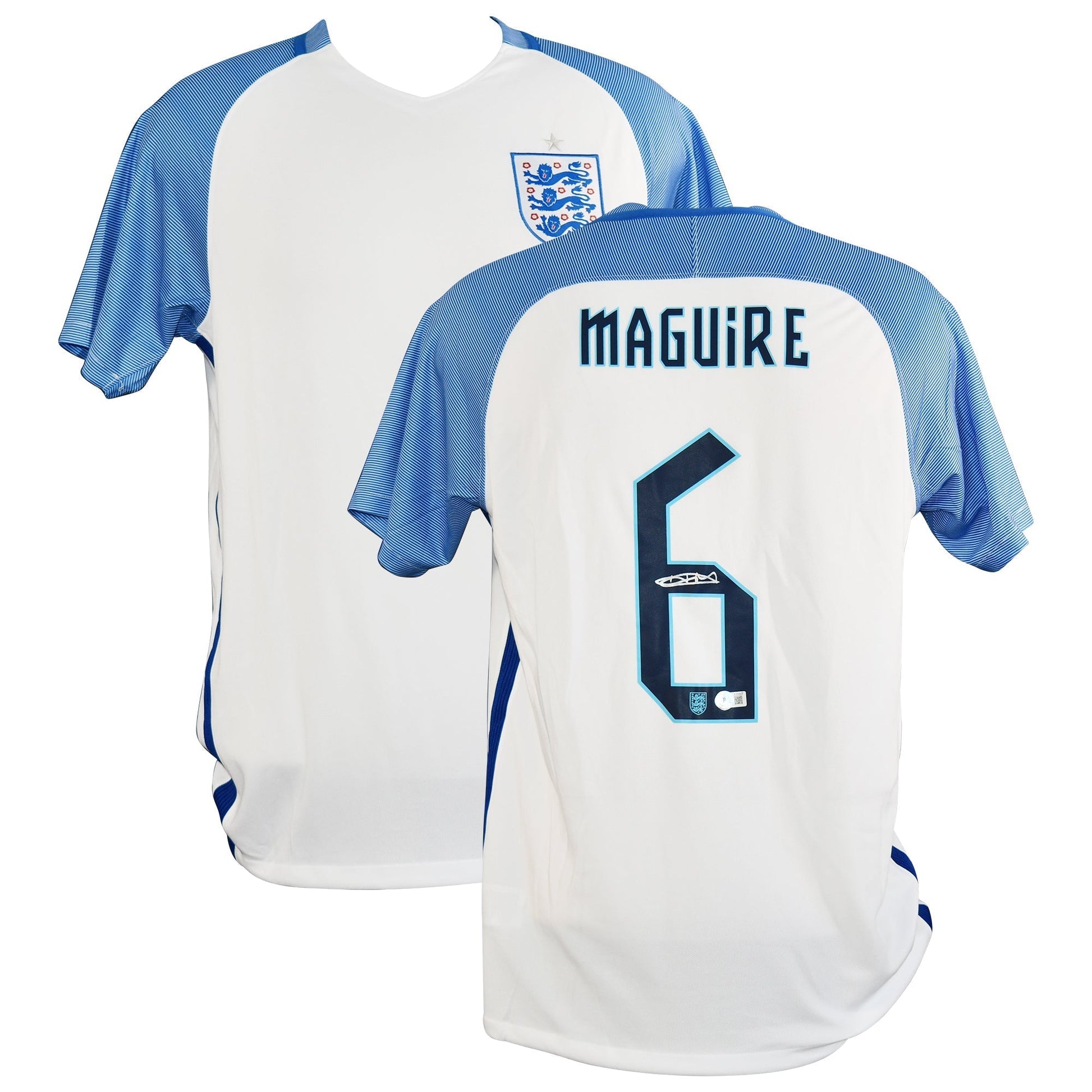 Harry Maguire Signed England Authentic Jersey Certified by Beckett authentic-signatures