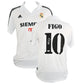 Luis Figo Signed Home 2003-04 Real Madrid Jersey, Certified by Beckett authentic-signatures Football Authentic Signatures