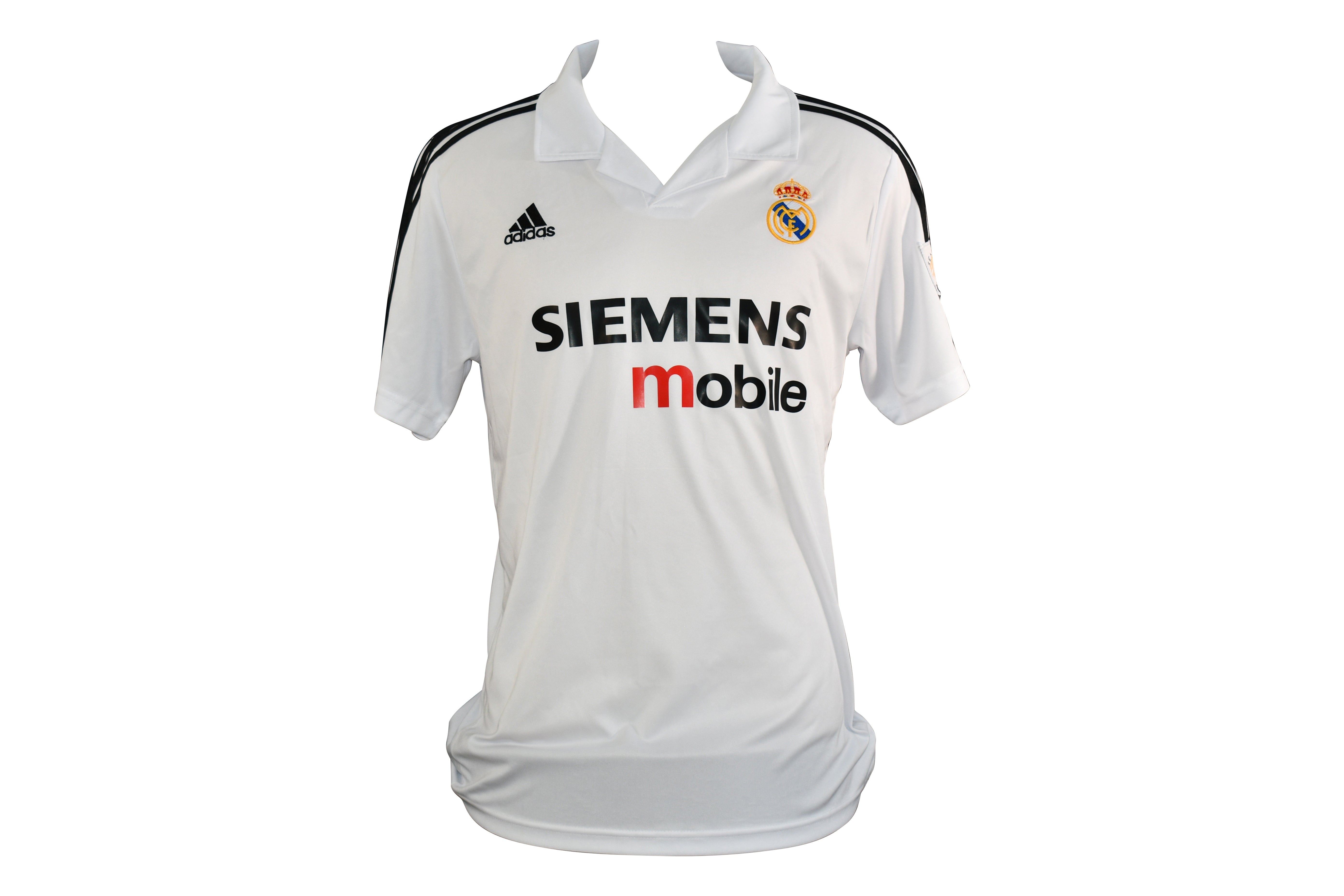 Luis Figo Signed Real Madrid  Adidas Authentic Jersey
