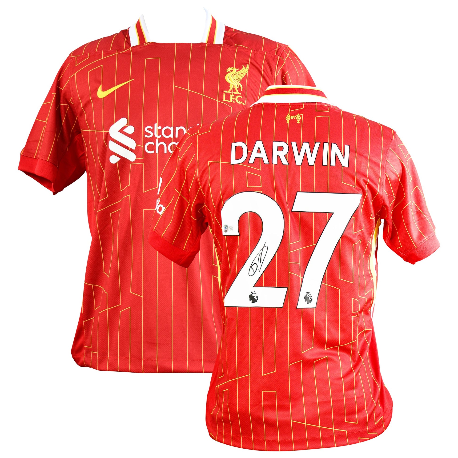 Darwin Nunez Signed Liverpool Authentic Jersey Certified by Beckett authentic-signatures