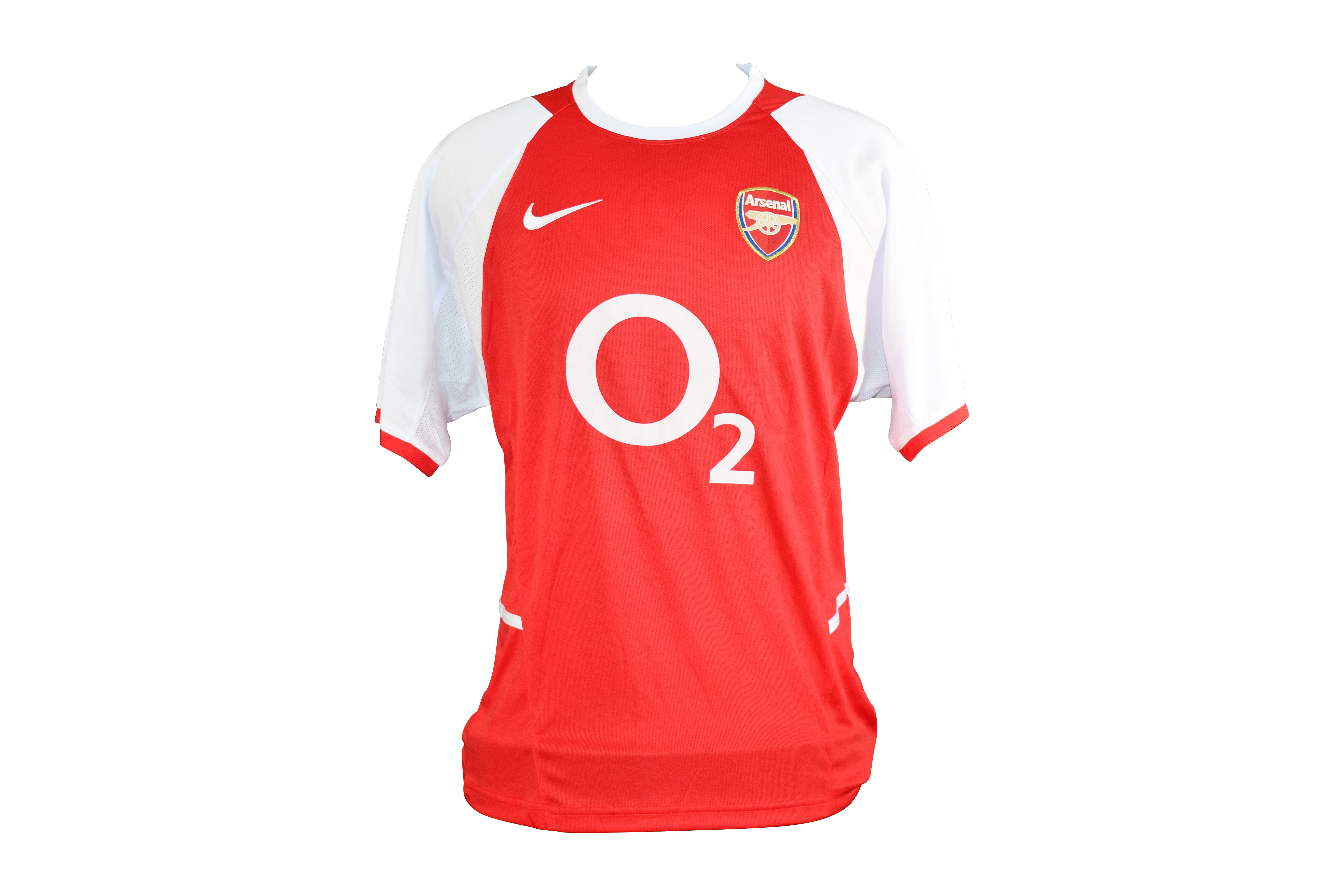Robert Pires Signed Arsenal Jersey