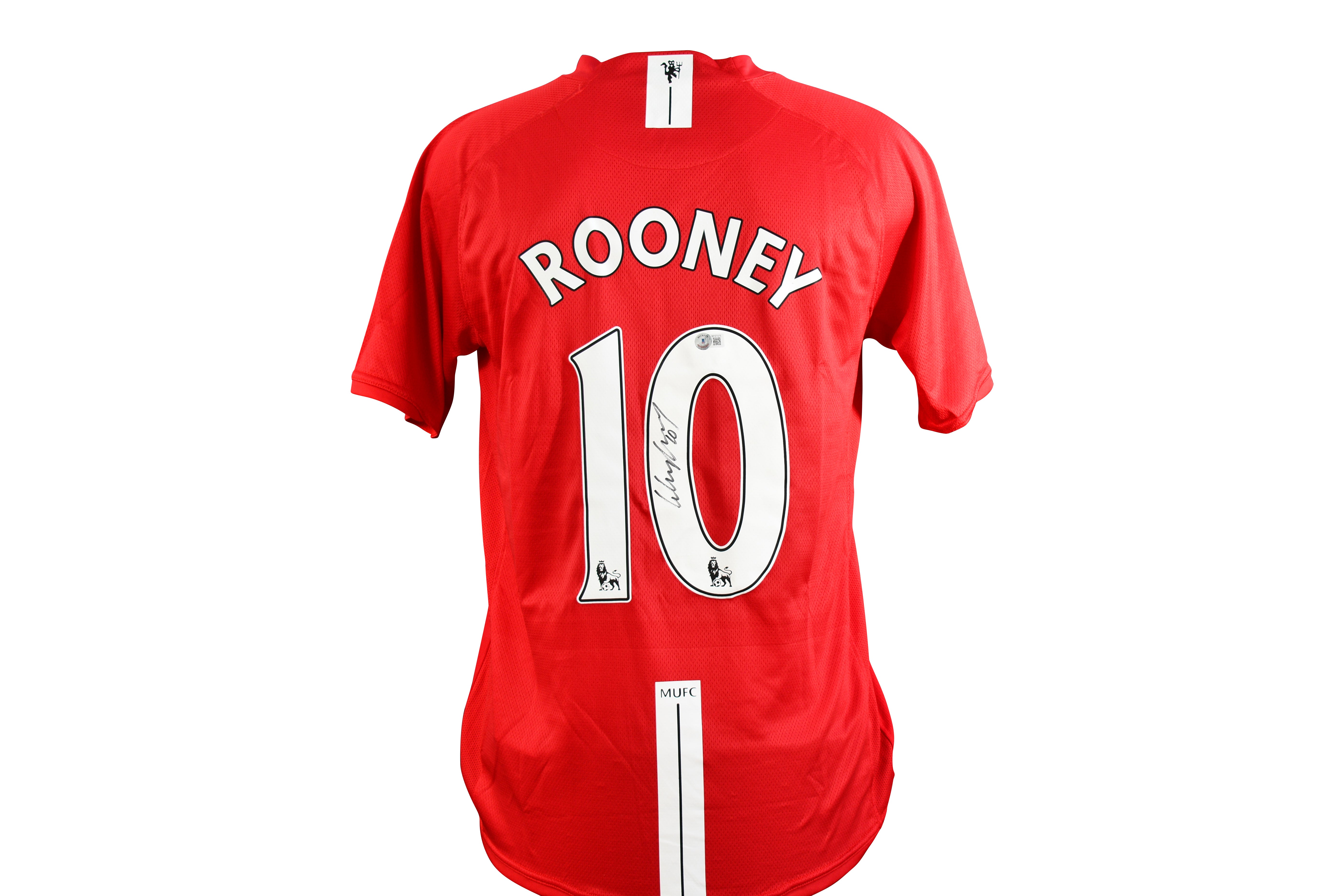 Wayne Rooney Signed Manchester United Nike Authentic Jersey