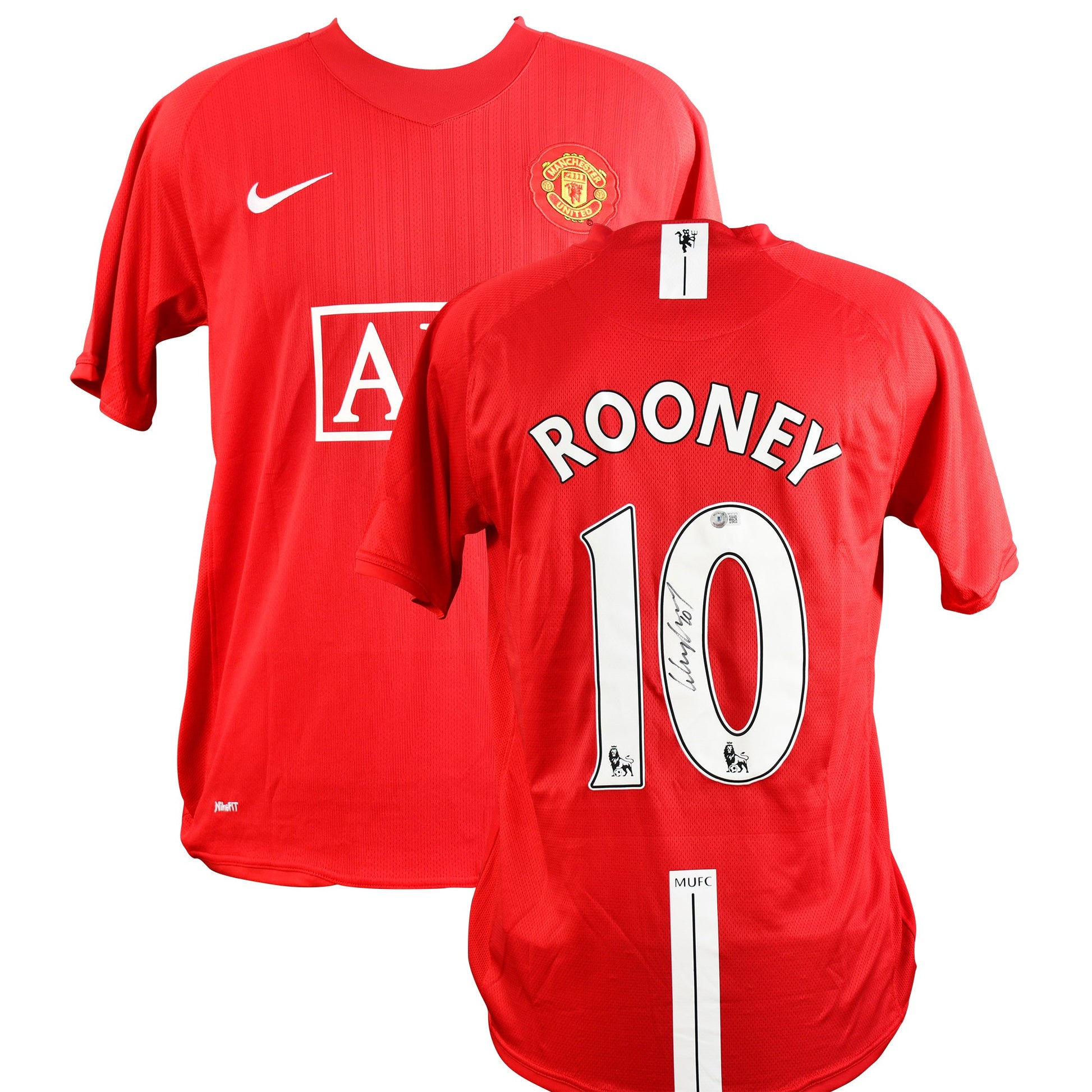 Wayne Rooney Signed Manchester United Authentic Jersey Certified by Beckett authentic-signatures