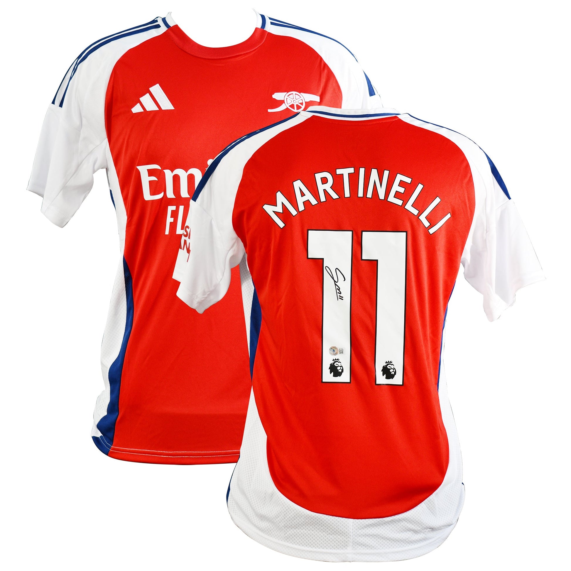 Gabriel Martinelli Signed Arsenal Authentic Jersey Certified by Beckett authentic-signatures