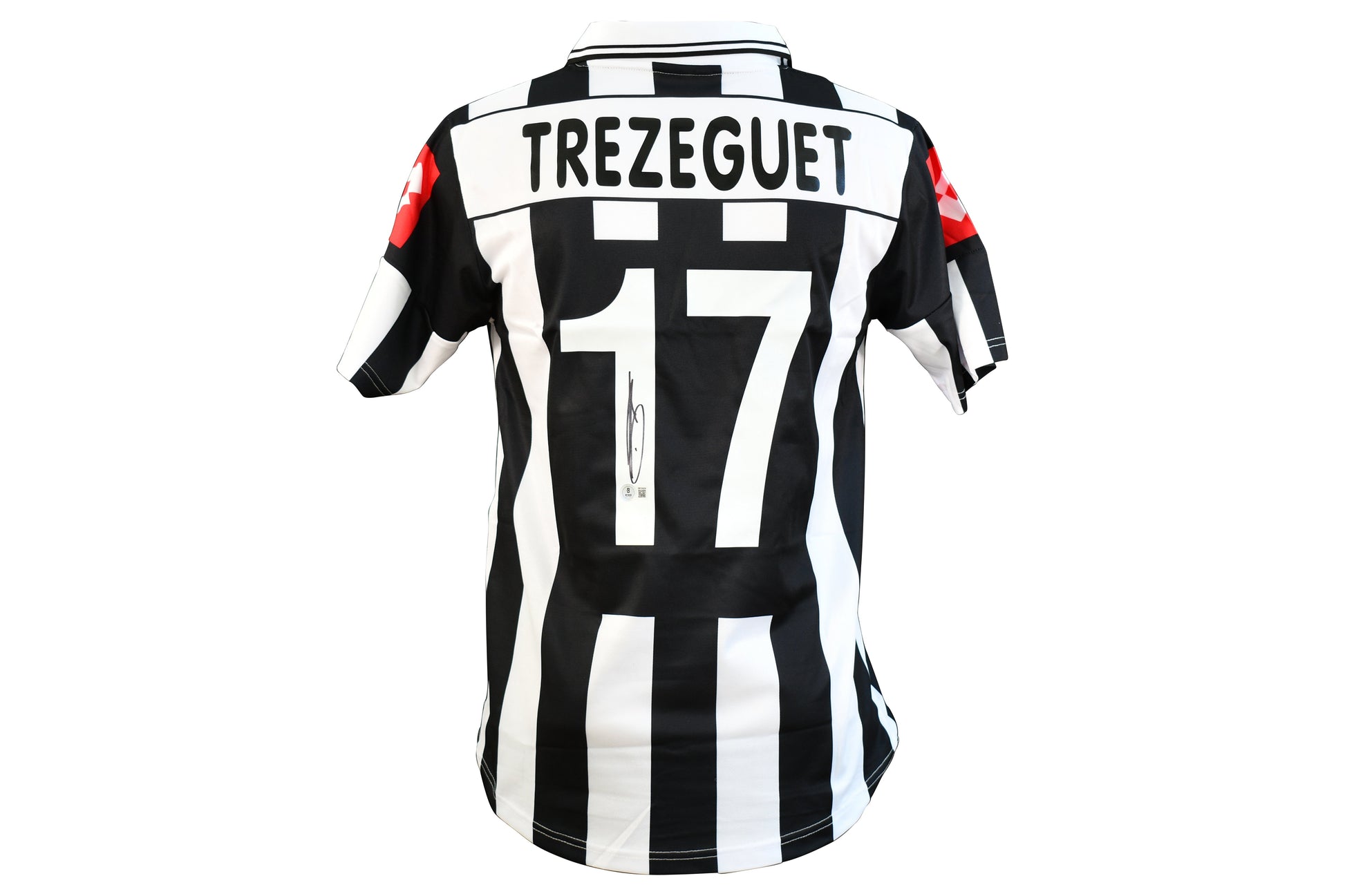 David Trezeguet Signed Juventus Lotta Authentic Jersey Certified by Beckett authentic-signatures
