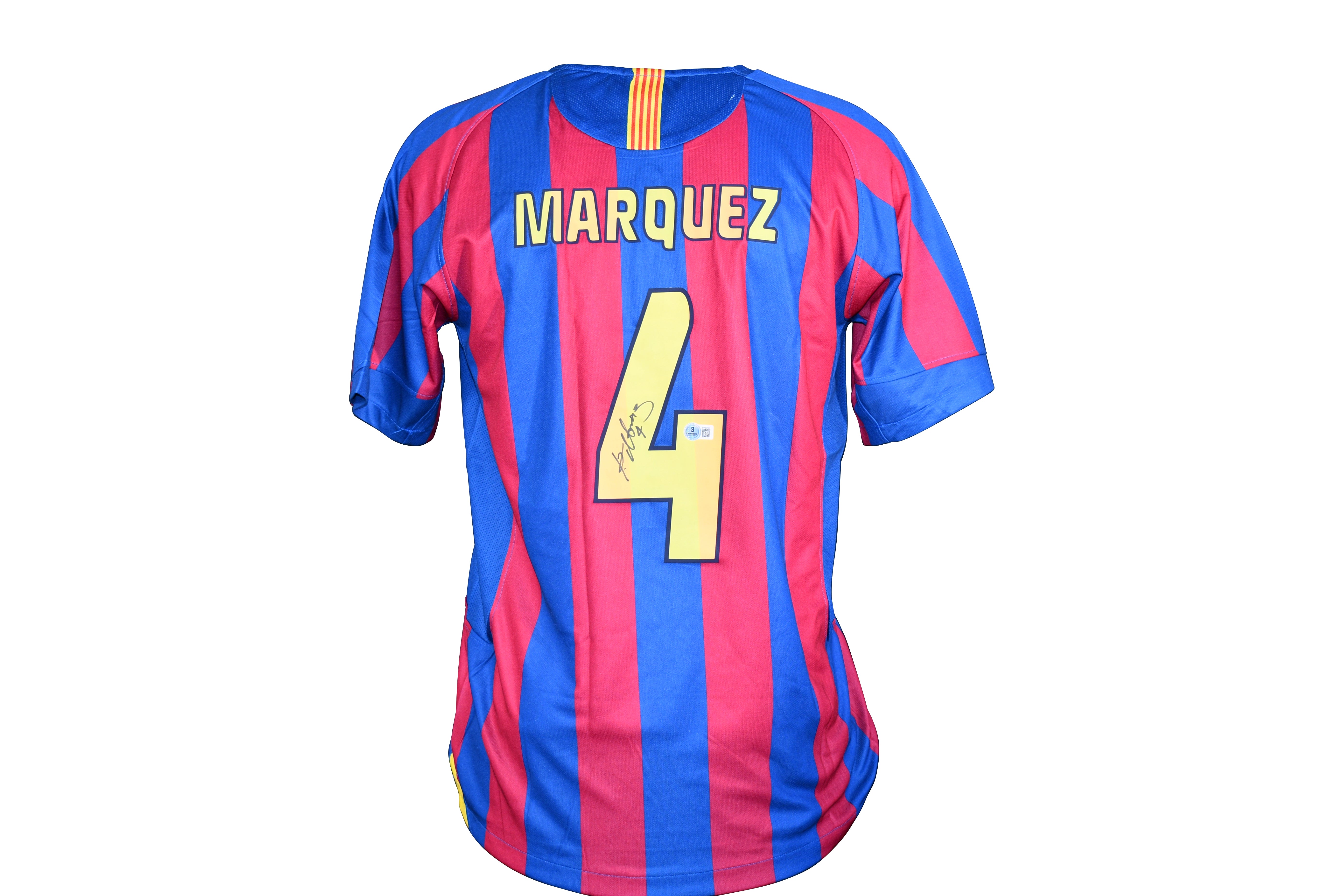 Rafael Marquez Signed FC Barcelona Nike Authentic Jersey