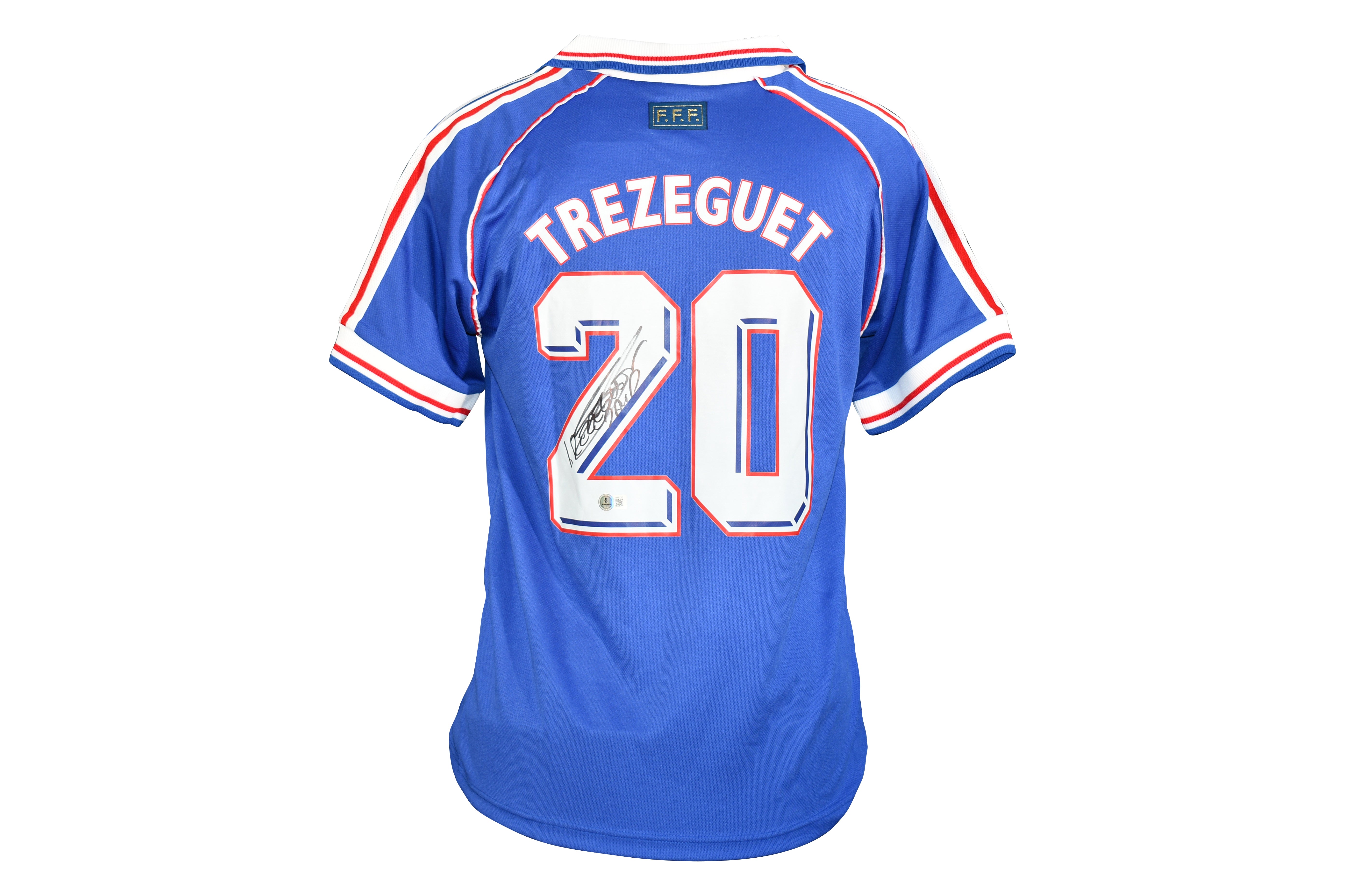 David Trezeguet Signed France Adidas Authentic Jersey