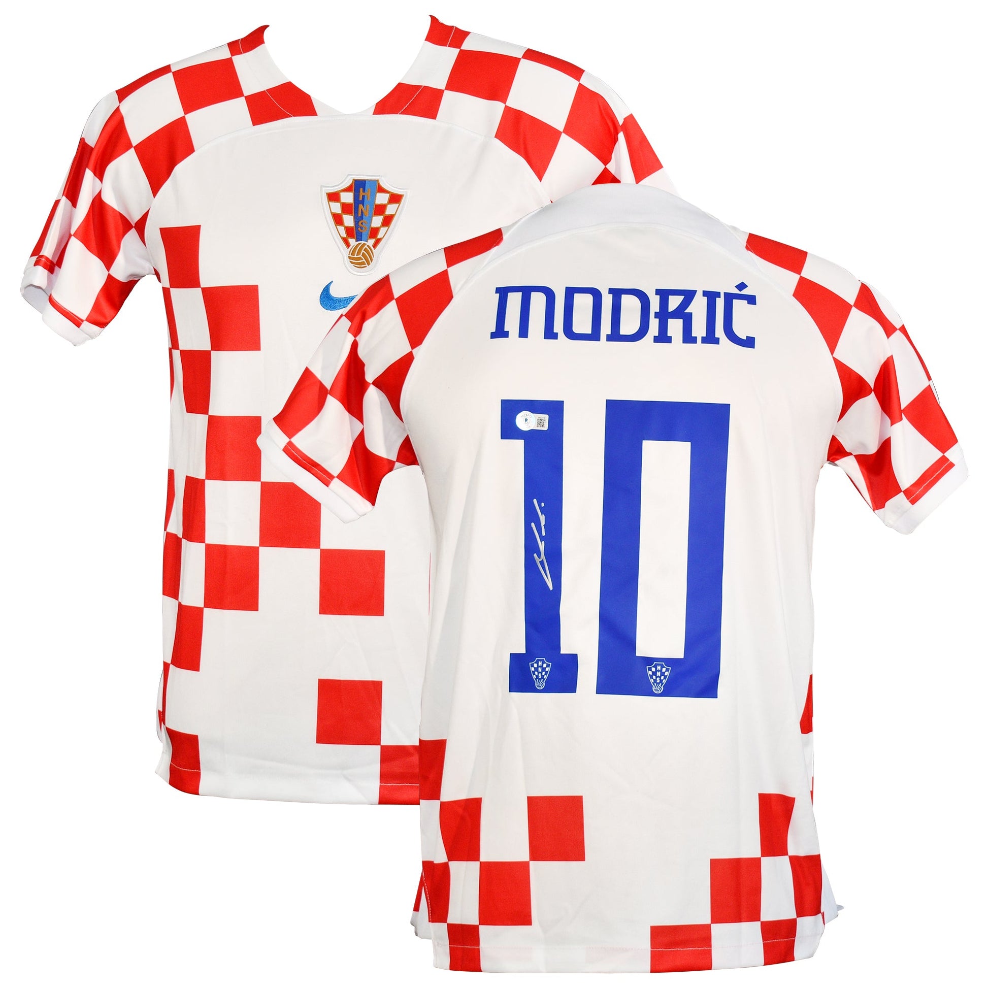 Luka Modric Signed Croatia Authentic Jersey Certified by Beckett authentic-signatures