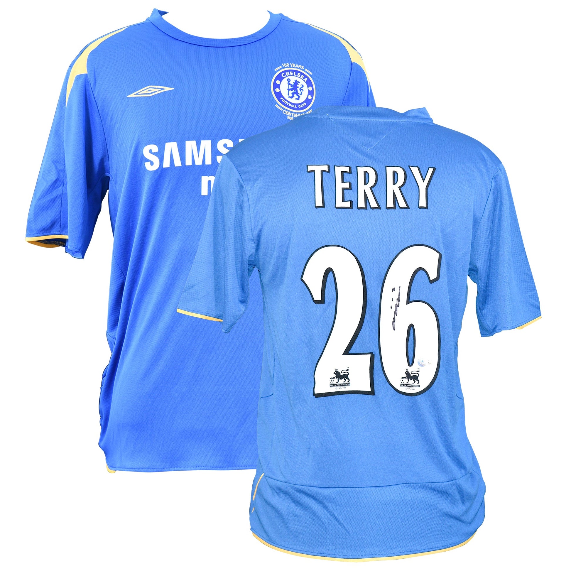 John Terry Signed Chelsea Jersey Certified by Beckett authentic-signatures