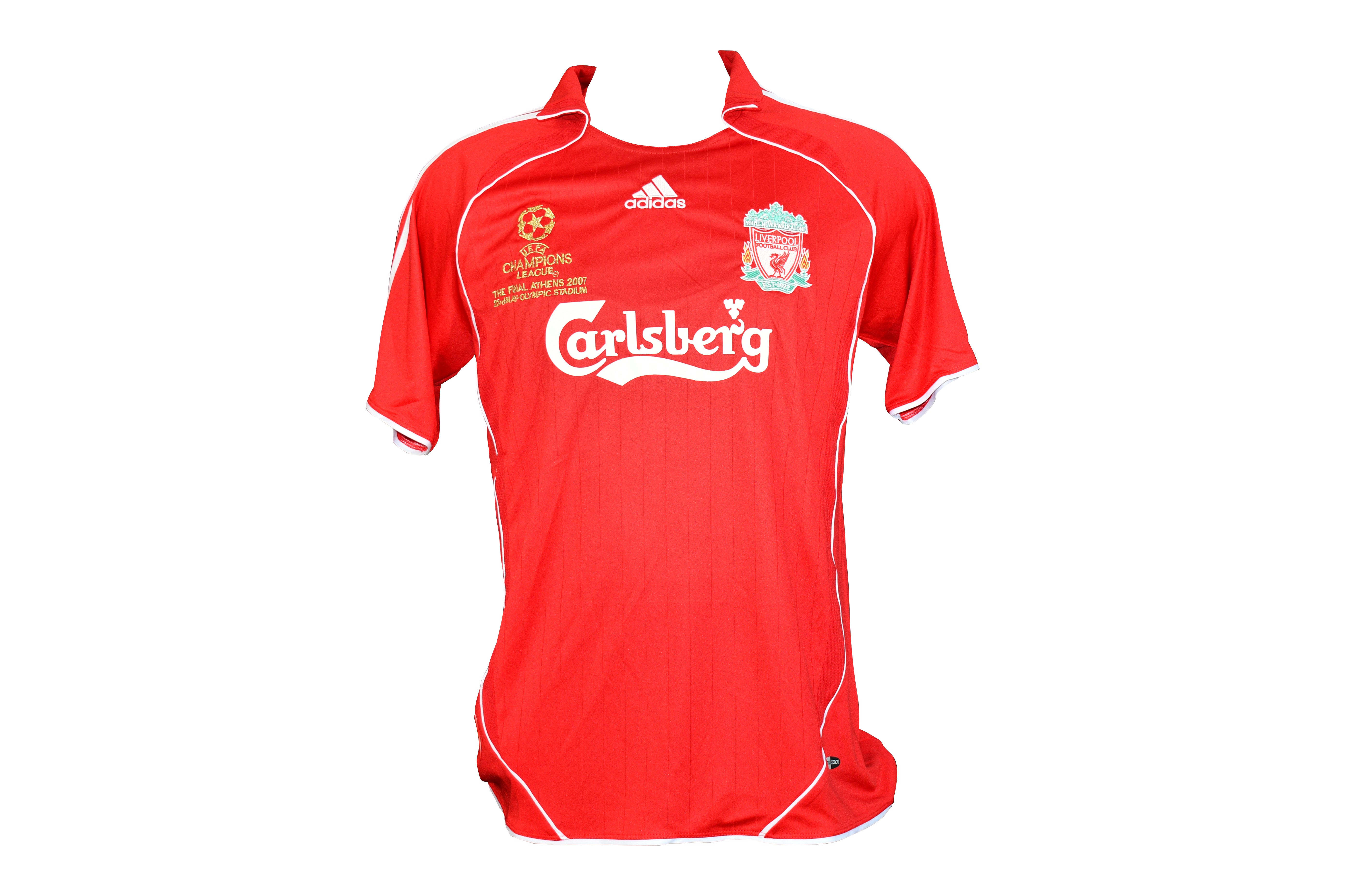 Fernando Torres Signed Liverpool Adidas Authentic 2007 UCL Final Jersey