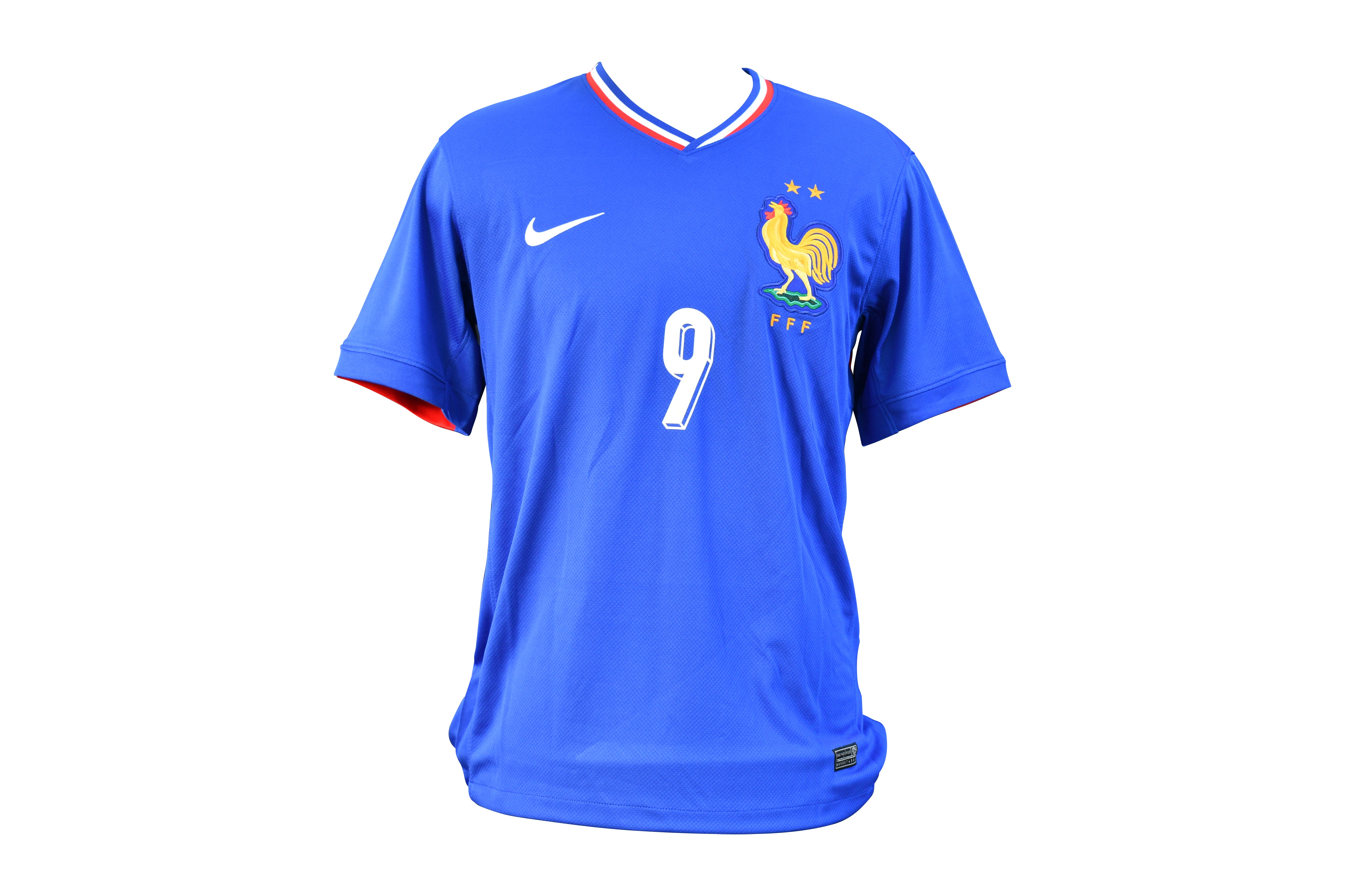 Olivier Giroud Signed Team France Authentic Nike Dri-Fit Jersey