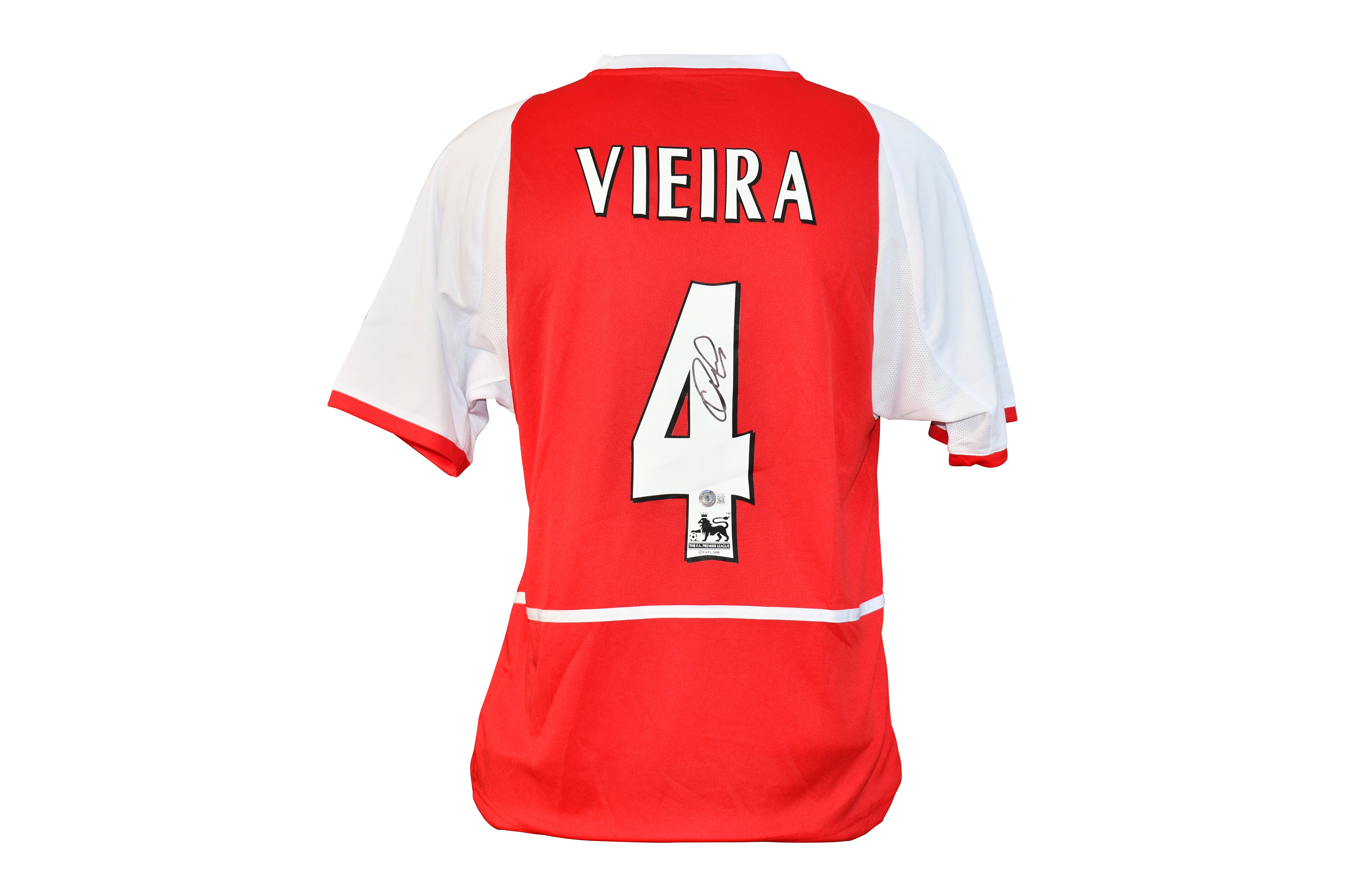 Patrick Vieira Signed Arsenal Nike Authentic Jersey