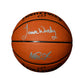 Magic Johnson and James Worthy signed basketball authentic-signatures