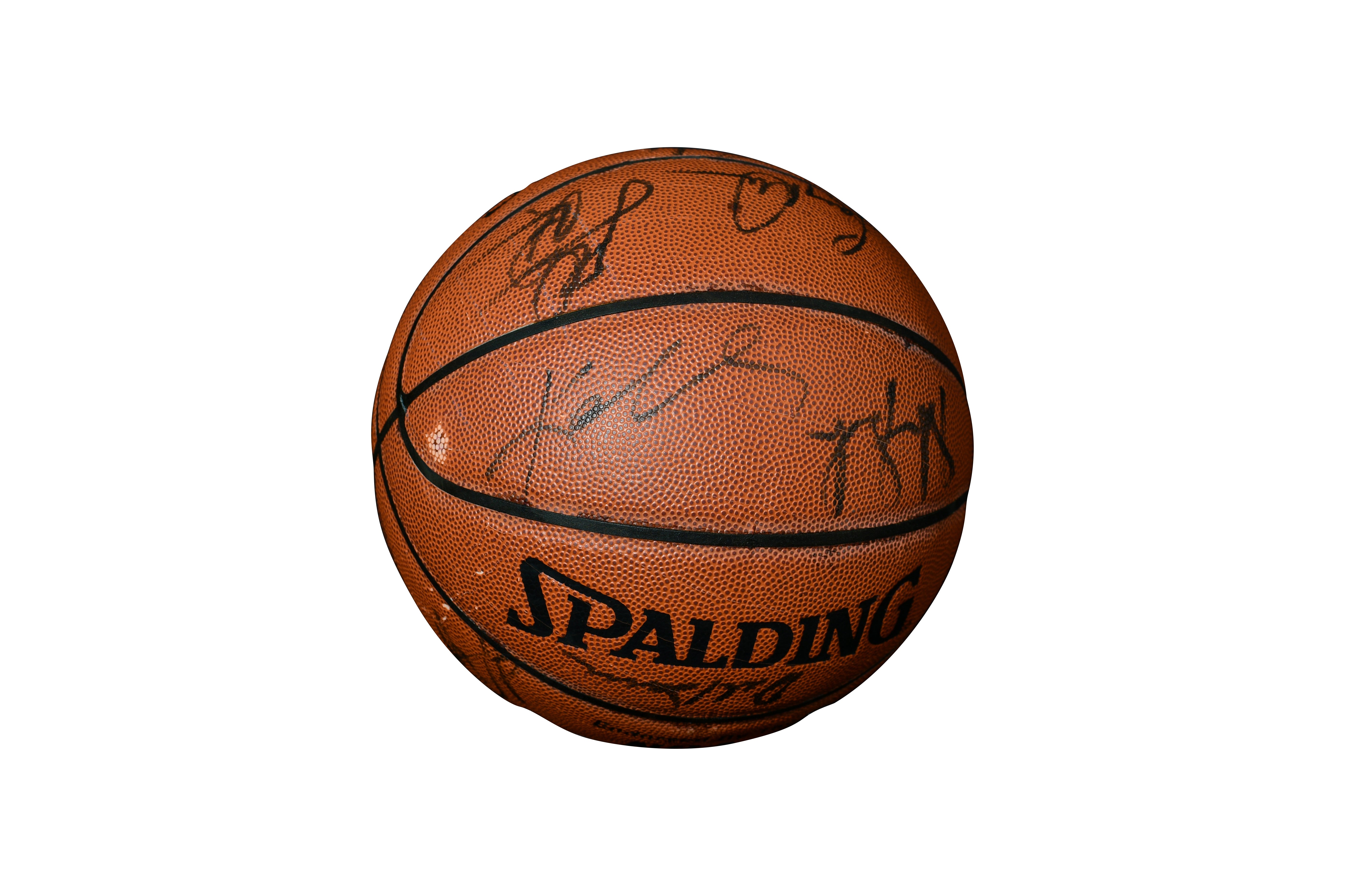 1997-98 Los Angeles Lakers Team Signed Basketball | Complete Roster (17 Signatures)