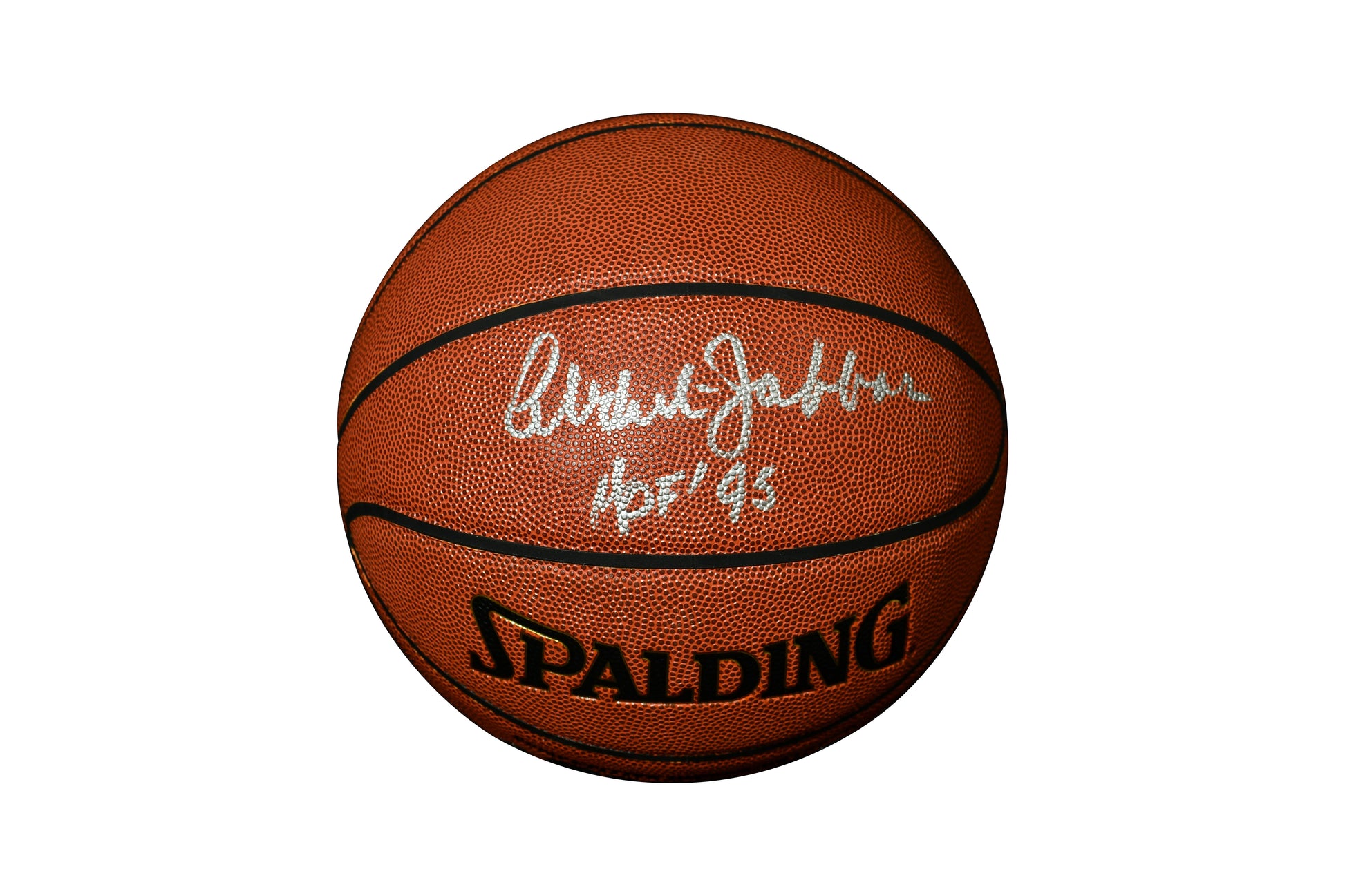 Kareem Abdul-Jabbar Signed NBA Basketball Inscribed "HOF 95" authentic-signatures