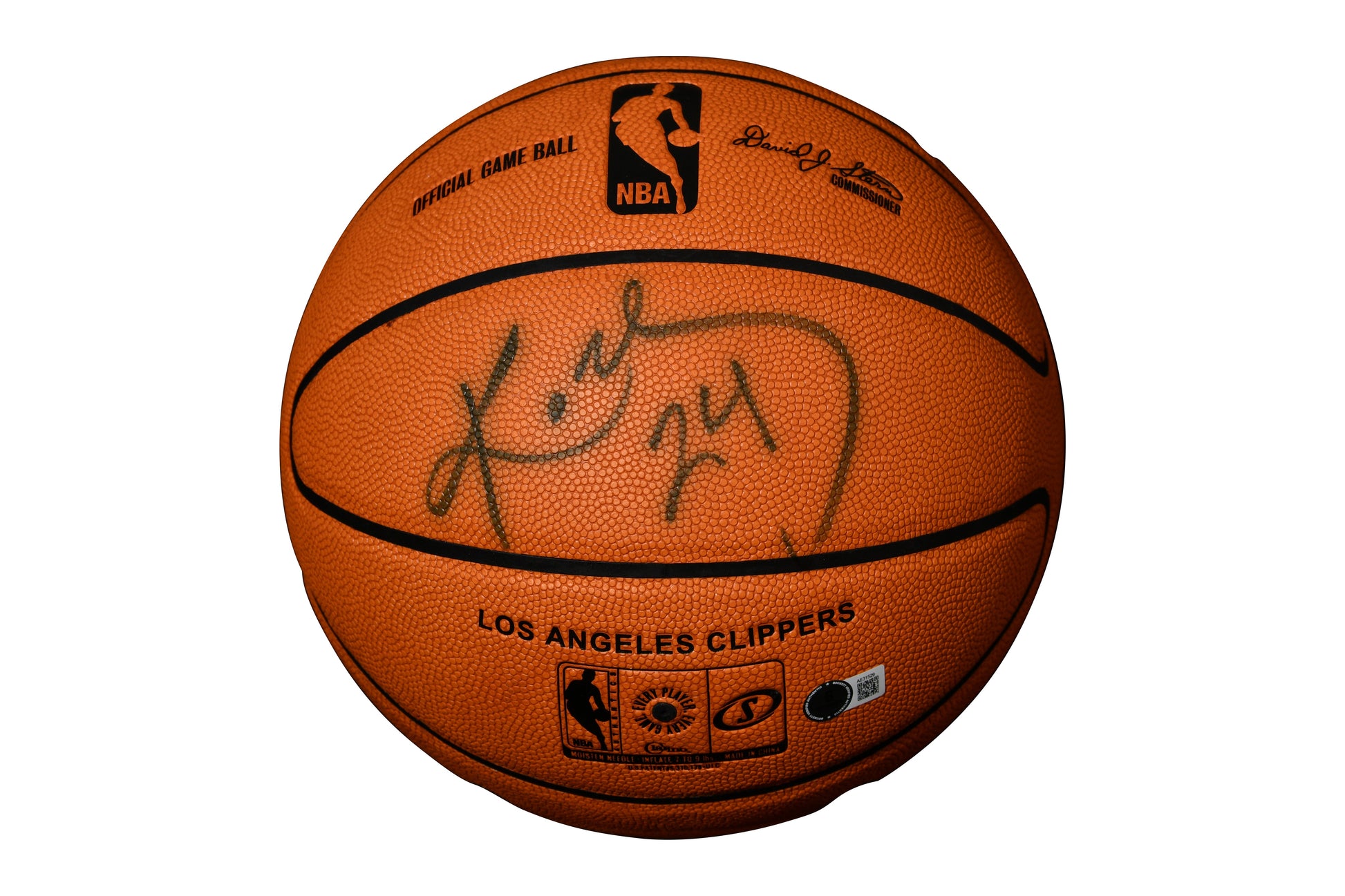 Kobe Bryant Signed NBA Official Game Ball with Rare "24" Jersey Number Inscription authentic-signatures