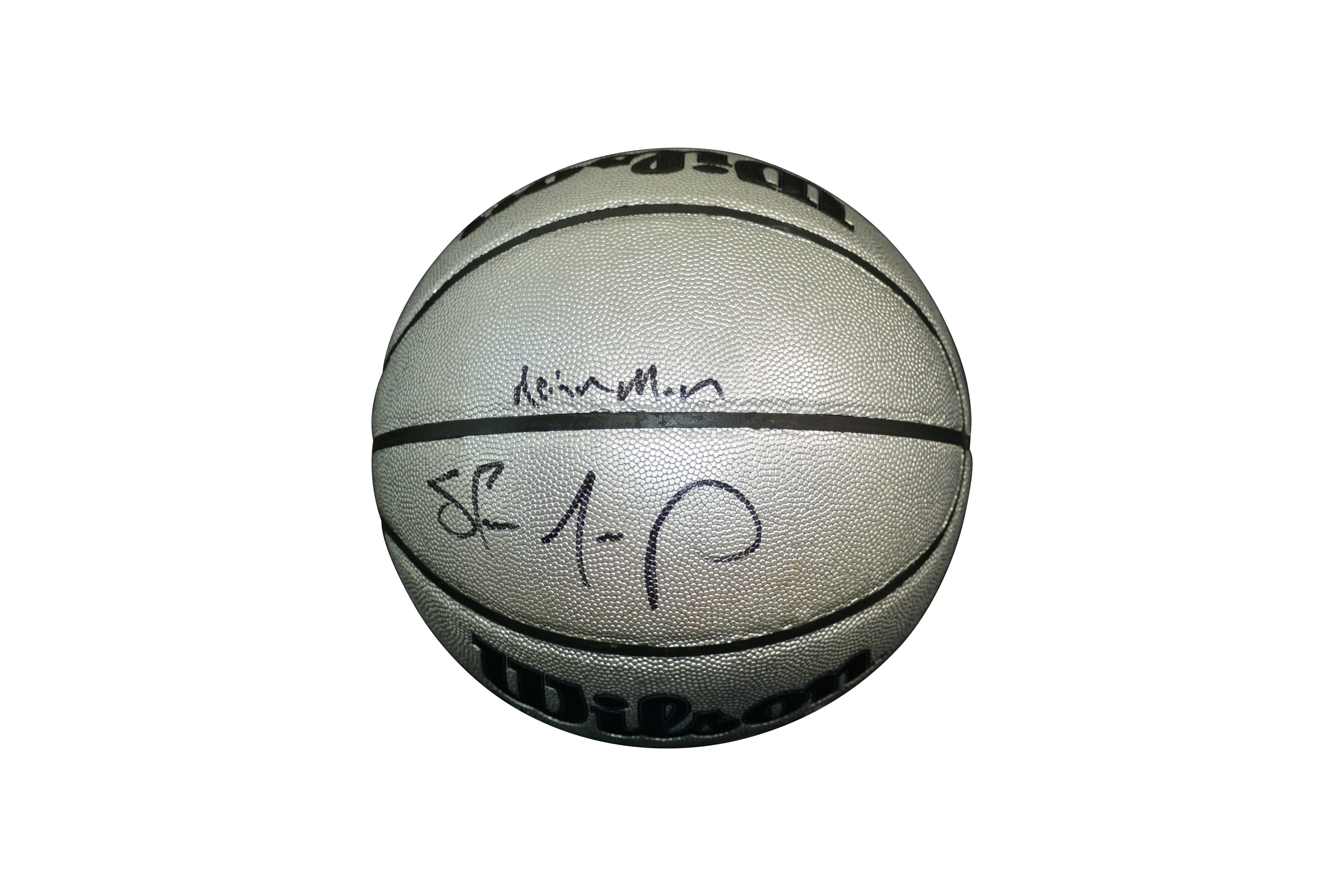 Shawn Kemp Signed NBA Basketball Inscribed "Reign Man"