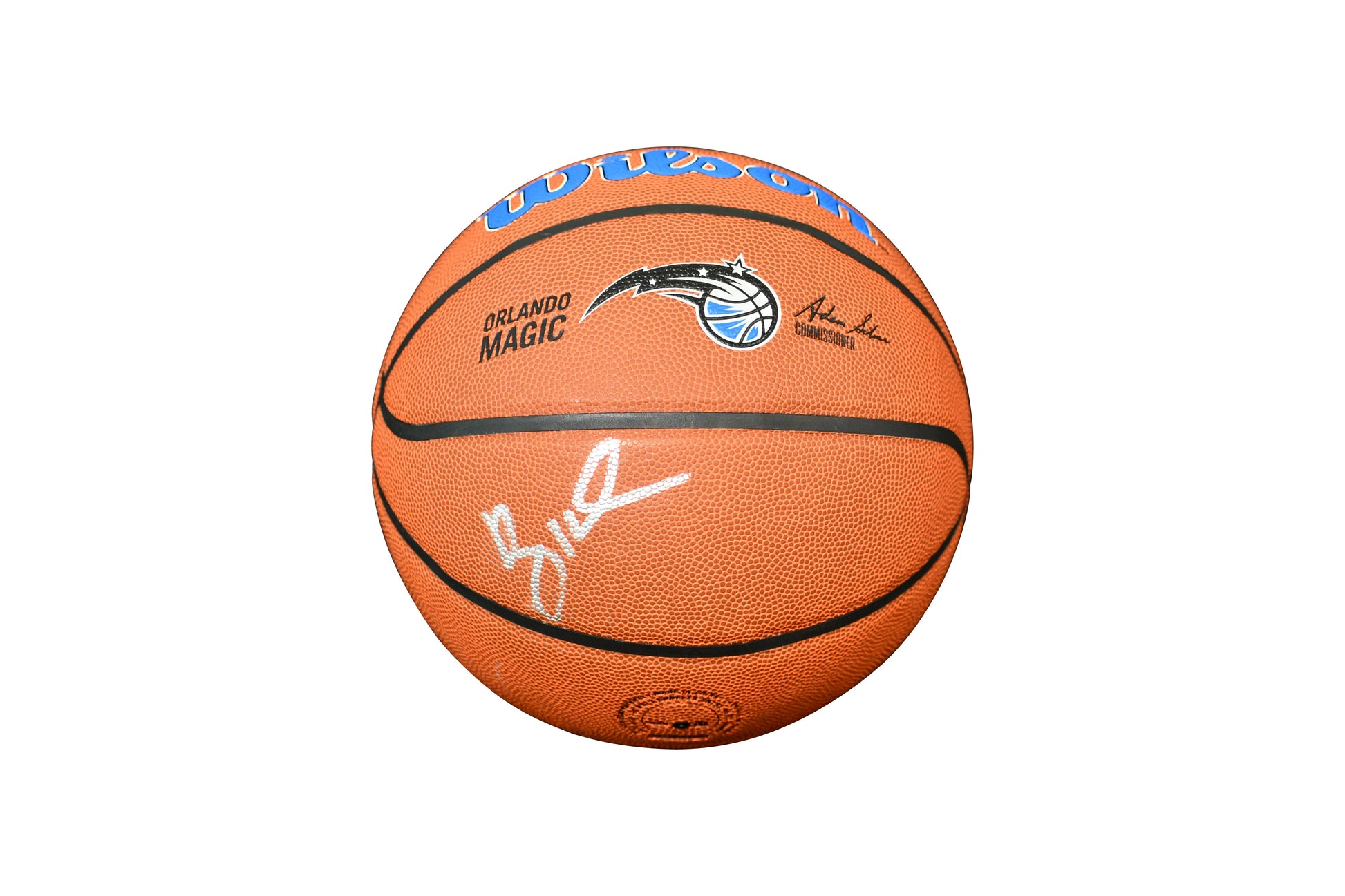 PENNY HARDAWAY SIGNED MAGIC LOGO NBA BASKETBALL authentic-signatures