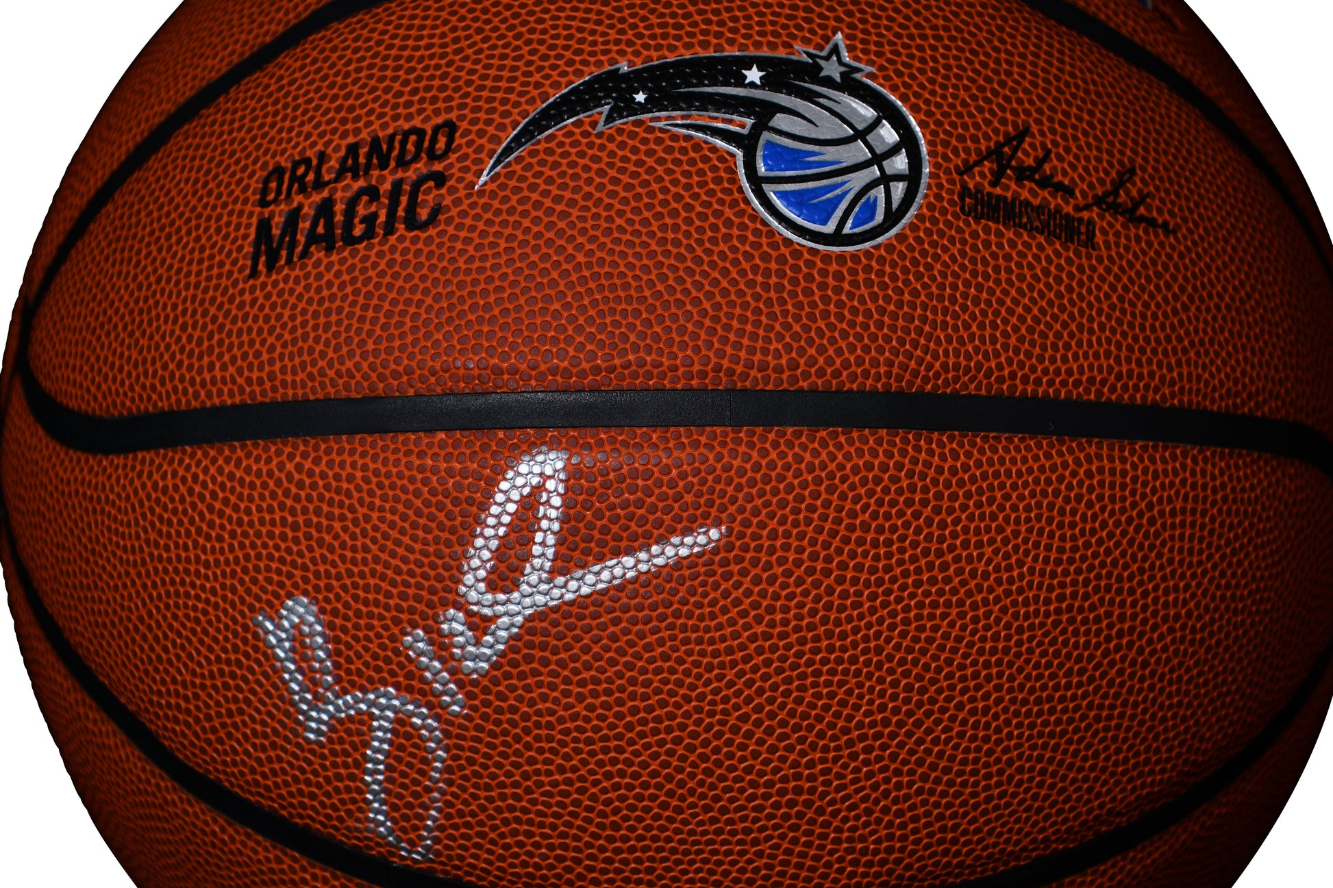 PENNY HARDAWAY SIGNED MAGIC LOGO NBA BASKETBALL authentic-signatures
