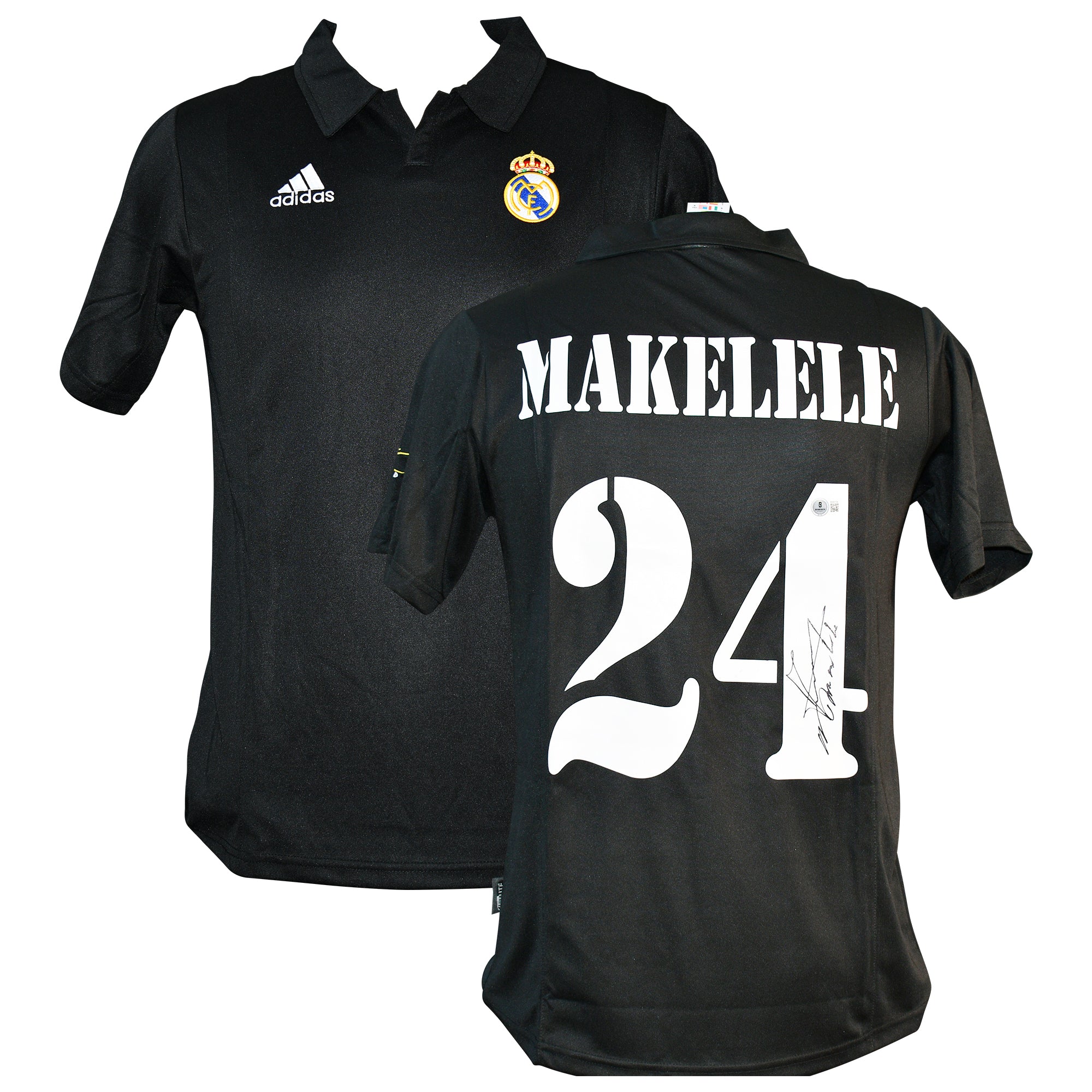 Claude Makélélé Signed Real Madrid Authentic Jersey