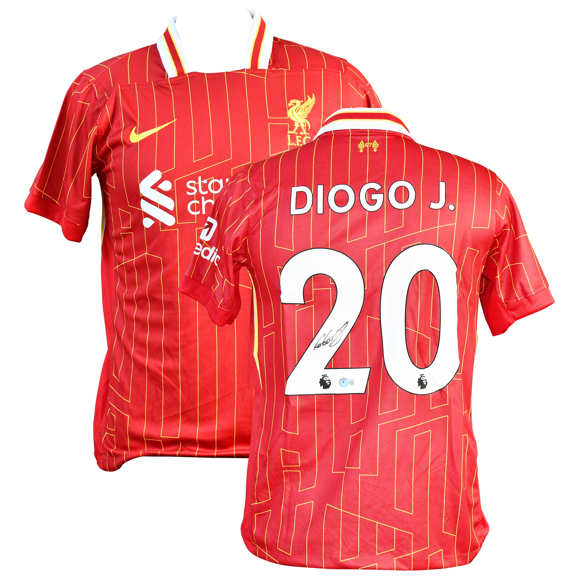 Diogo Jota Signed Liverpool Nike Authentic Jersey