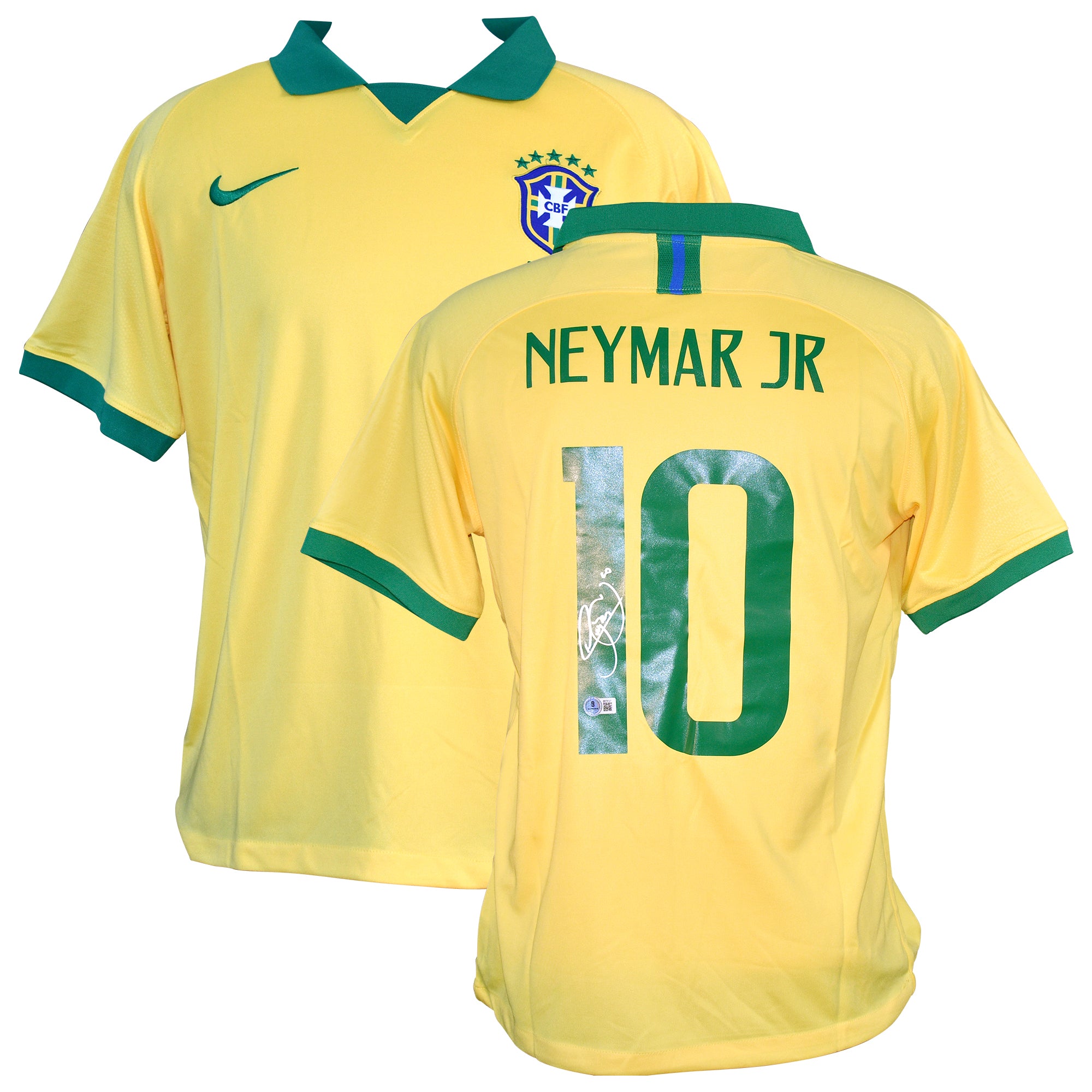 Neymar Jr. Signed Brazil Nike Authentic Jersey