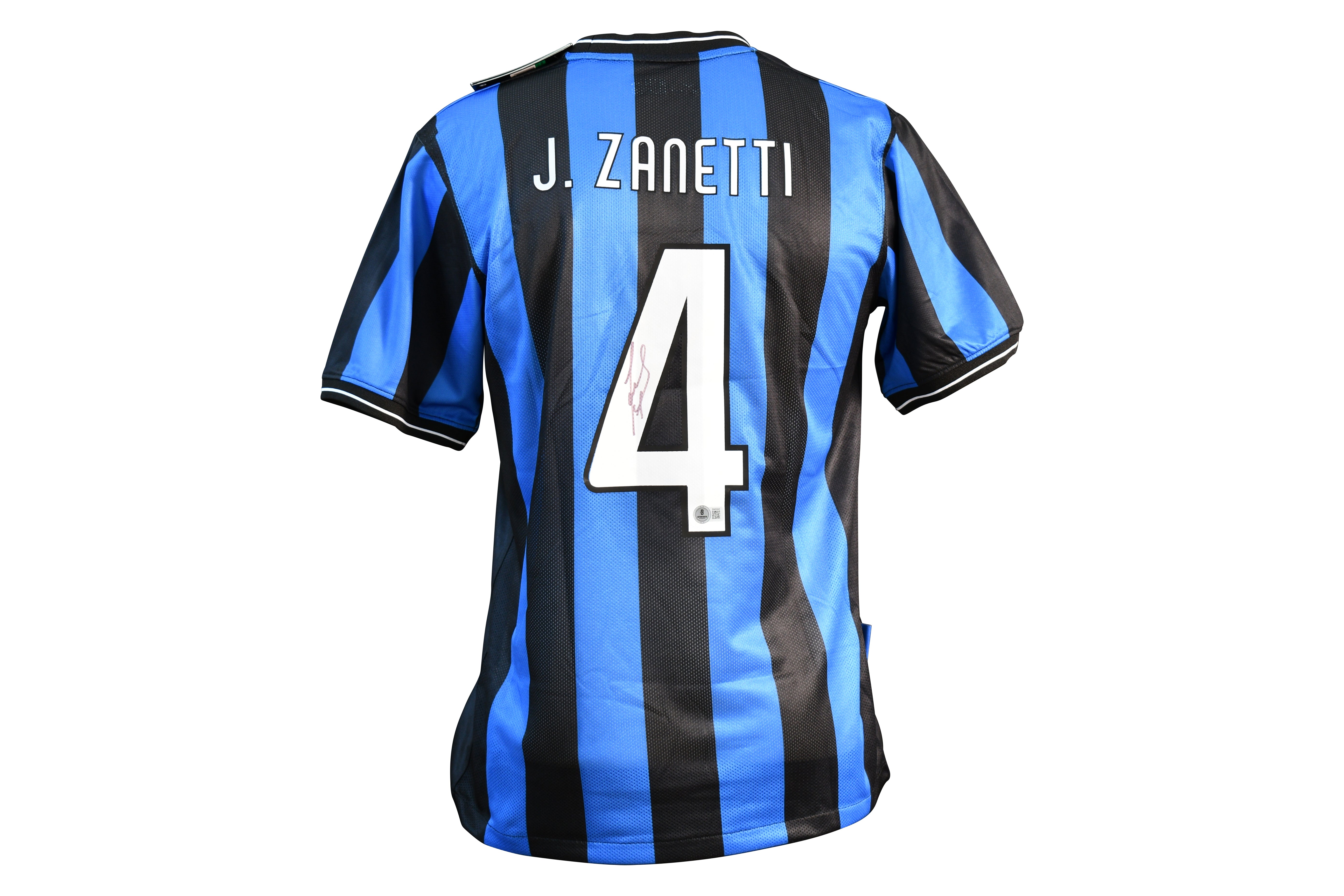 J. Zanetti Signed Inter Milan Nike Authentic Jersey
