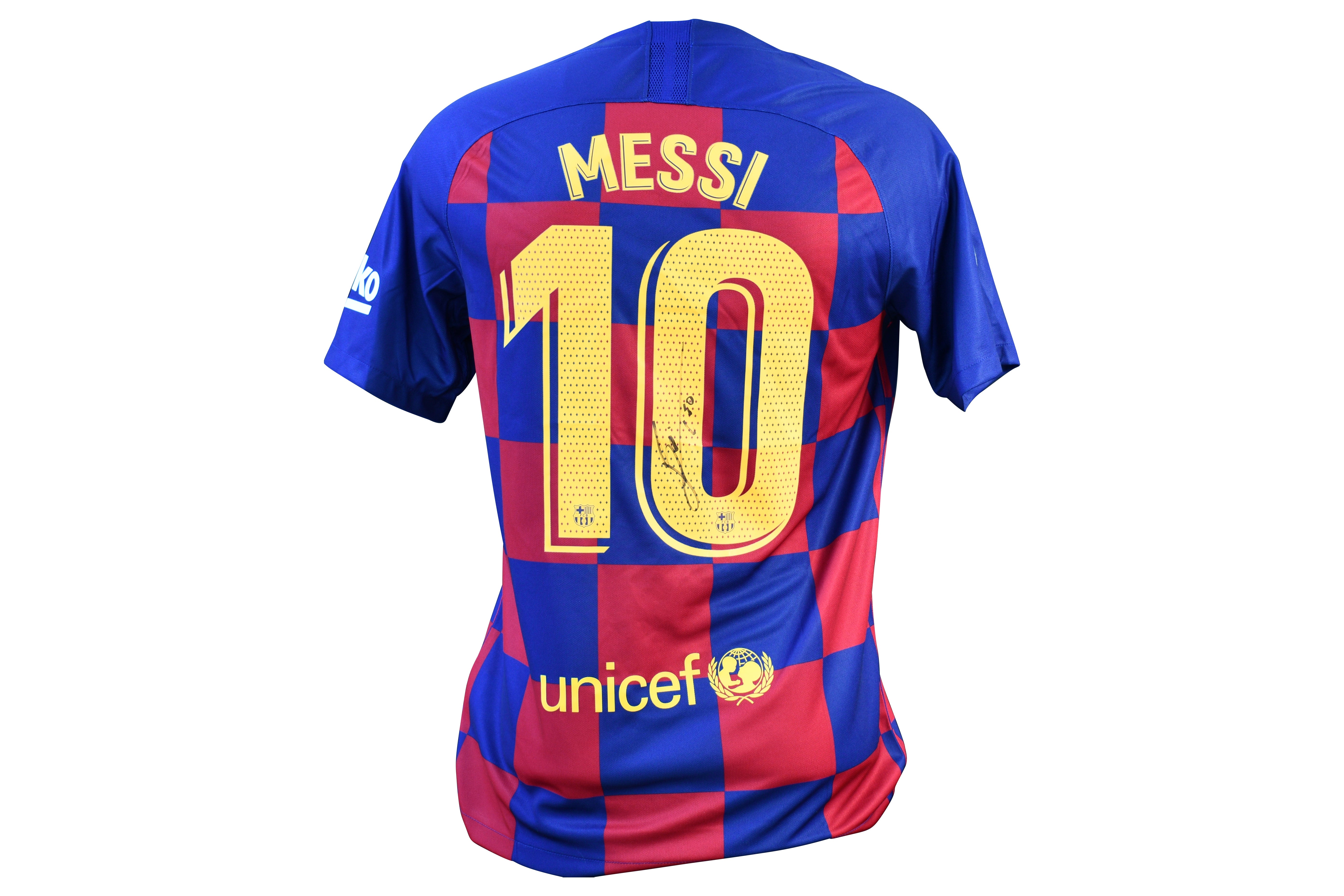 Lionel Messi Signed Barcelona Nike Jersey
