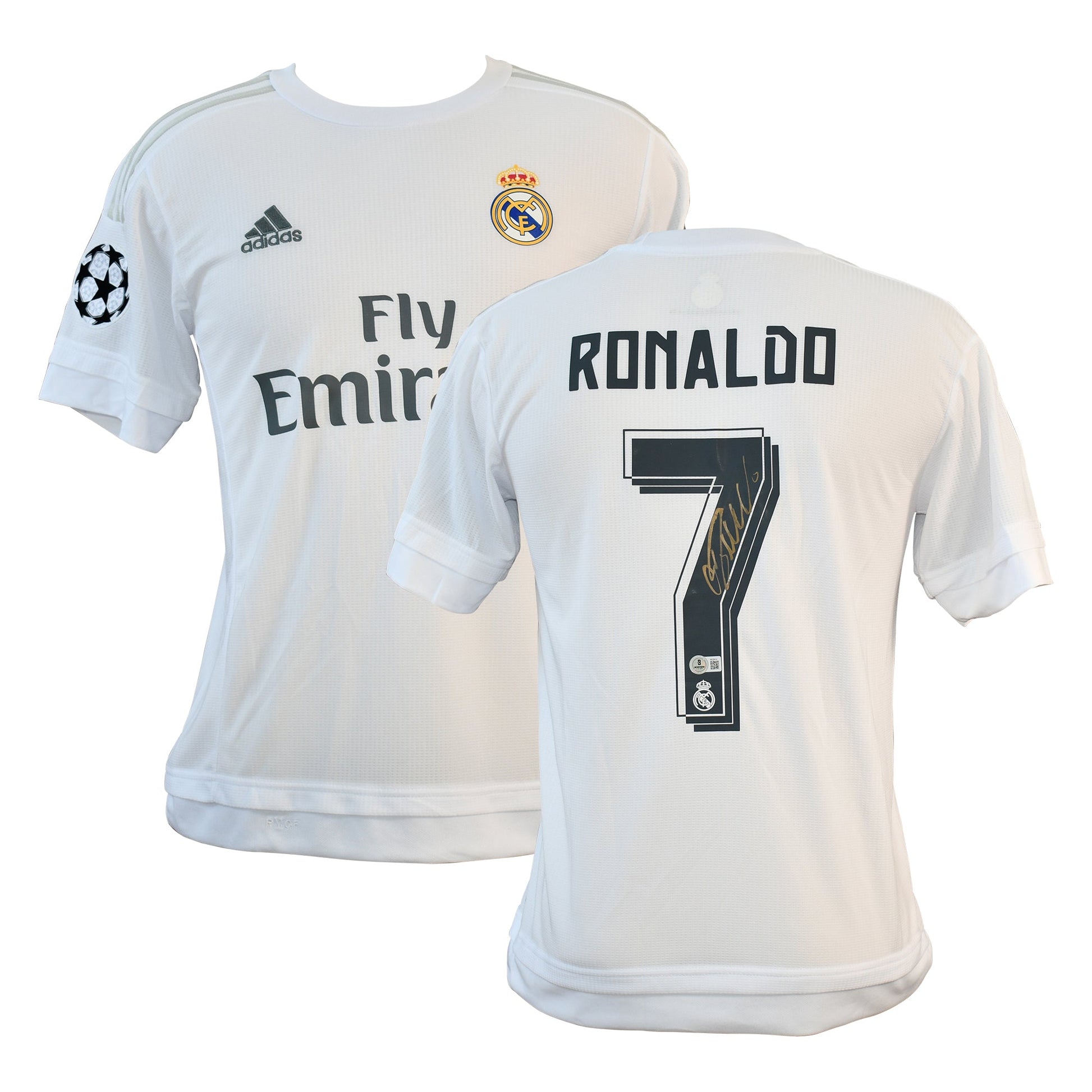 Cristiano Ronaldo Signed Real Madrid CF. Adidas Authentic Jersey Certified by Beckett authentic-signatures