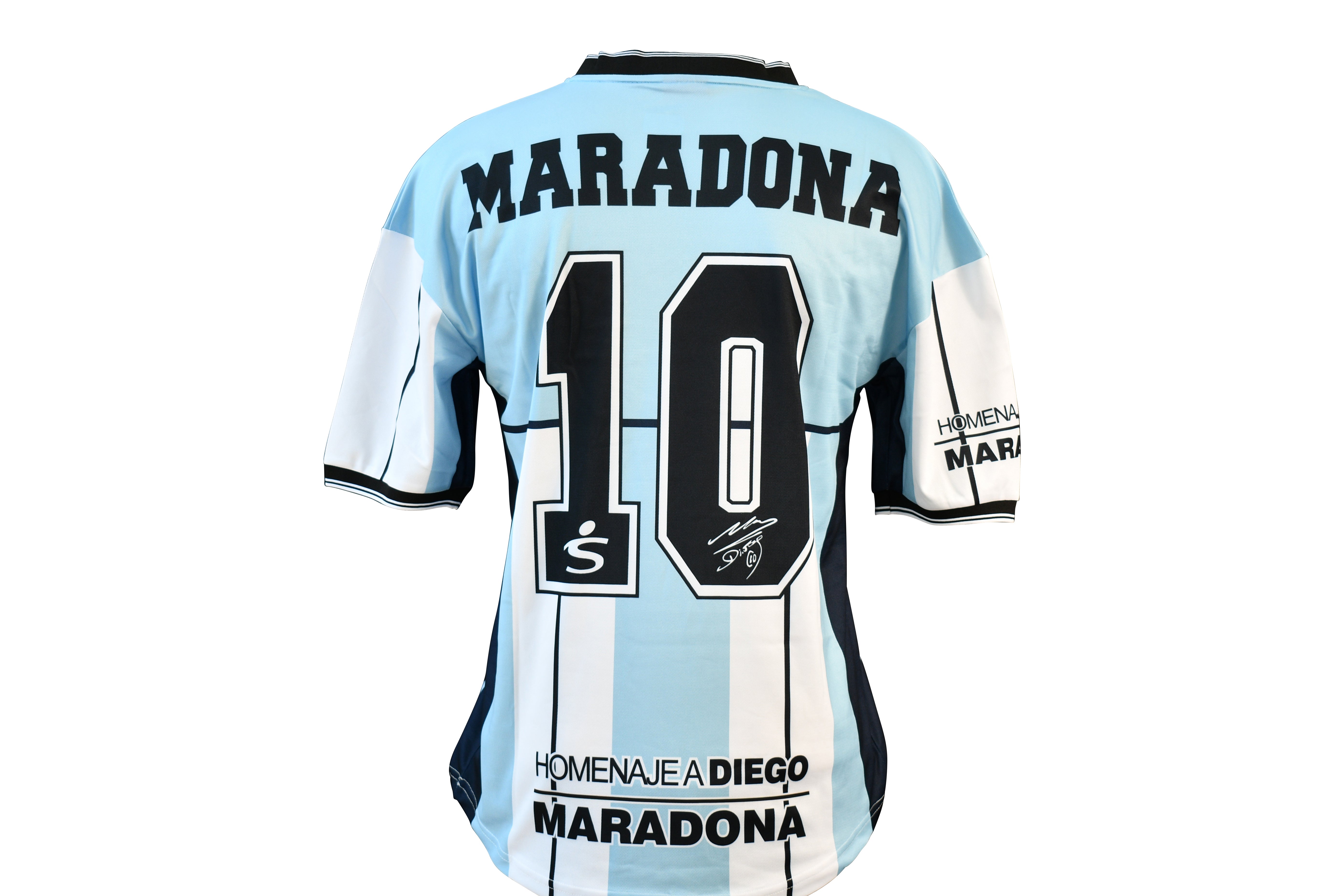 Diego Maradona Signed Jersey Inscribed "Diego"