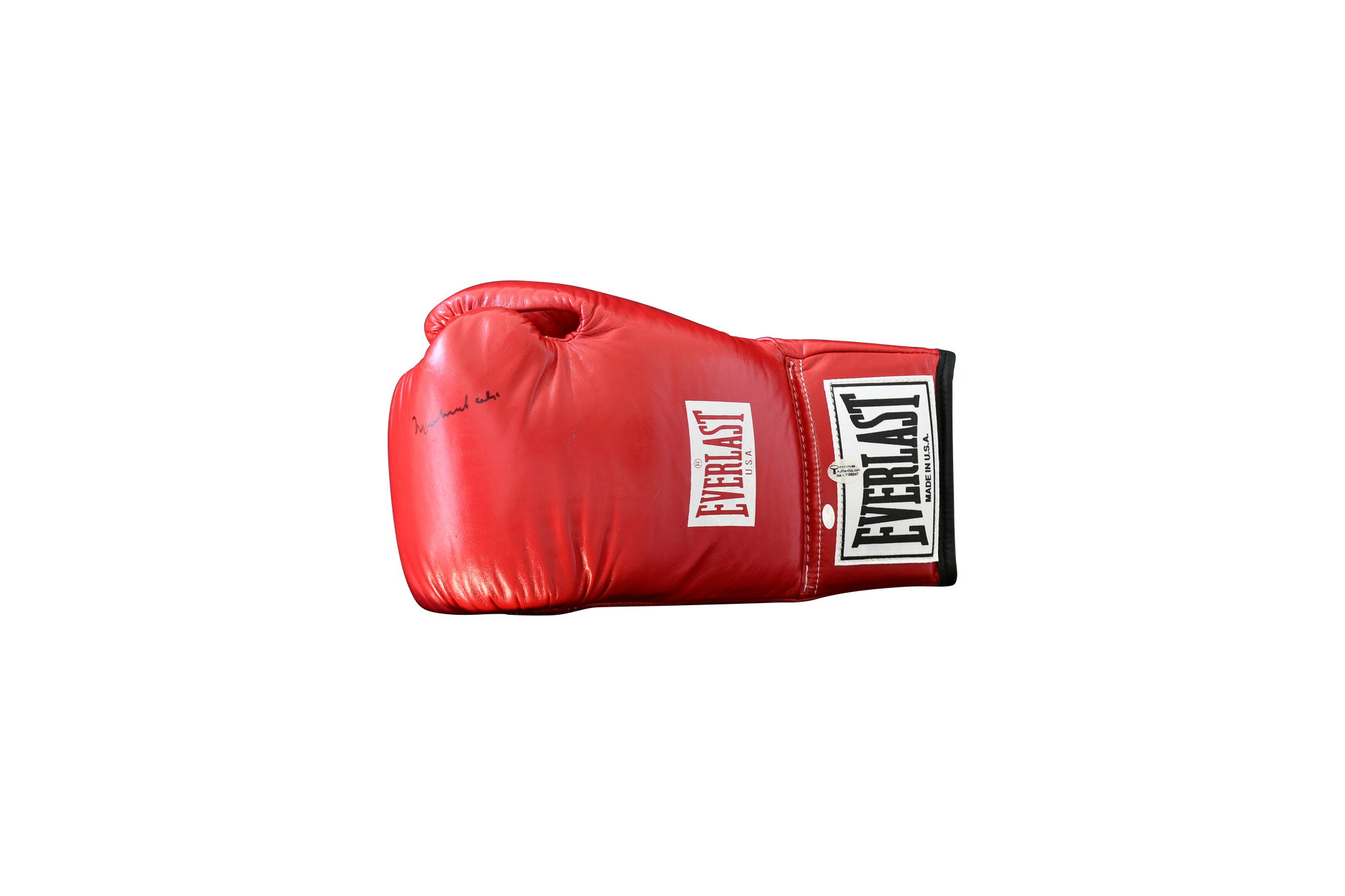 Muhammad Ali Signed Boxing Glove certified by JSA authentic-signatures