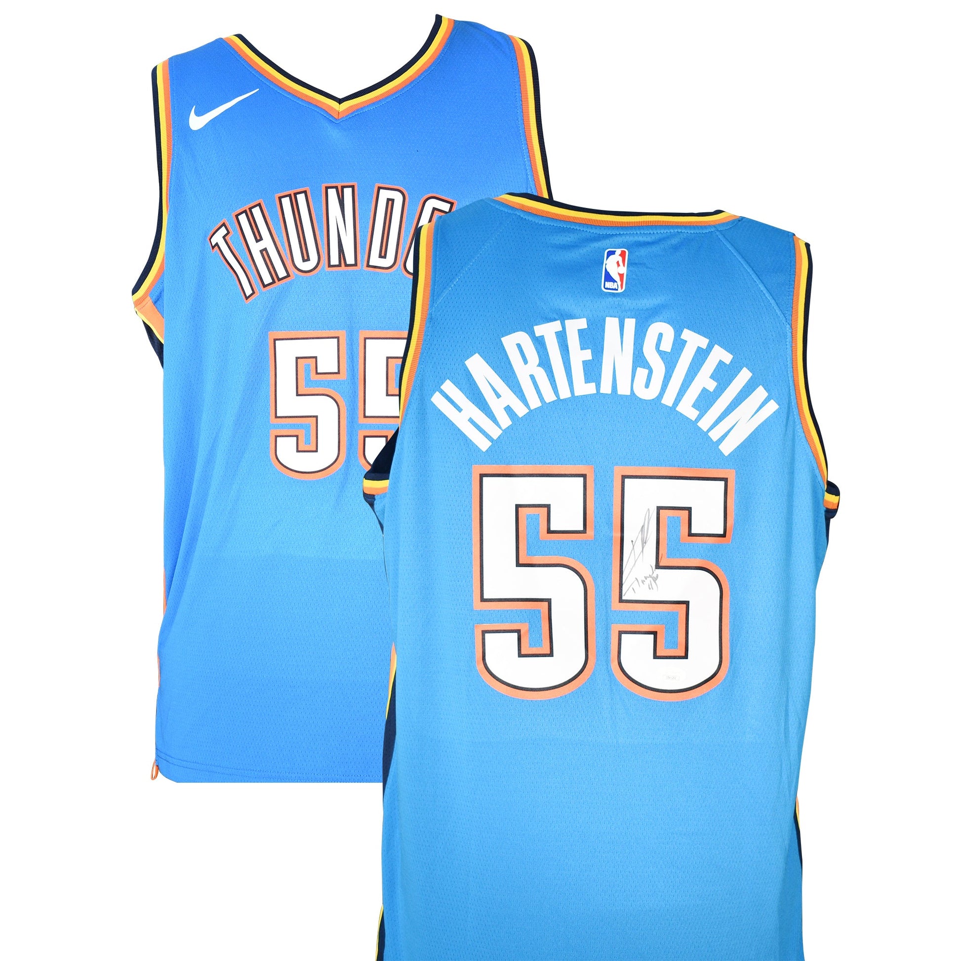 Isaiah Hartenstein Signed Oklahoma City Thunder Nike Authentic Jersey with Inscription authentic-signatures