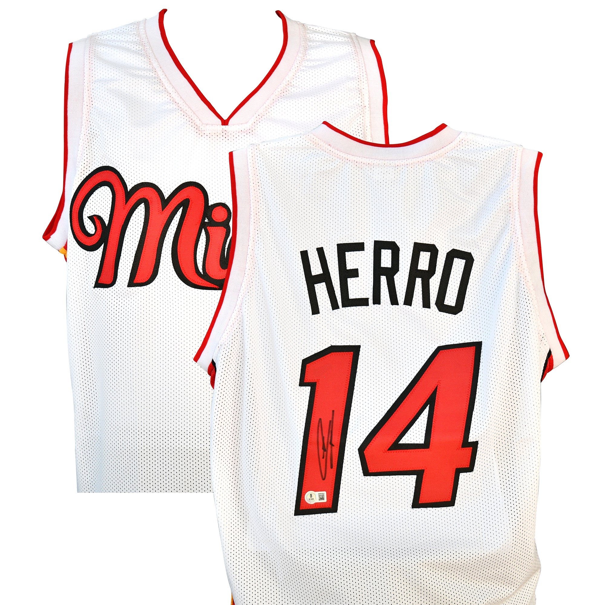 TYLER HERRO SIGNED HEAT JERSEY